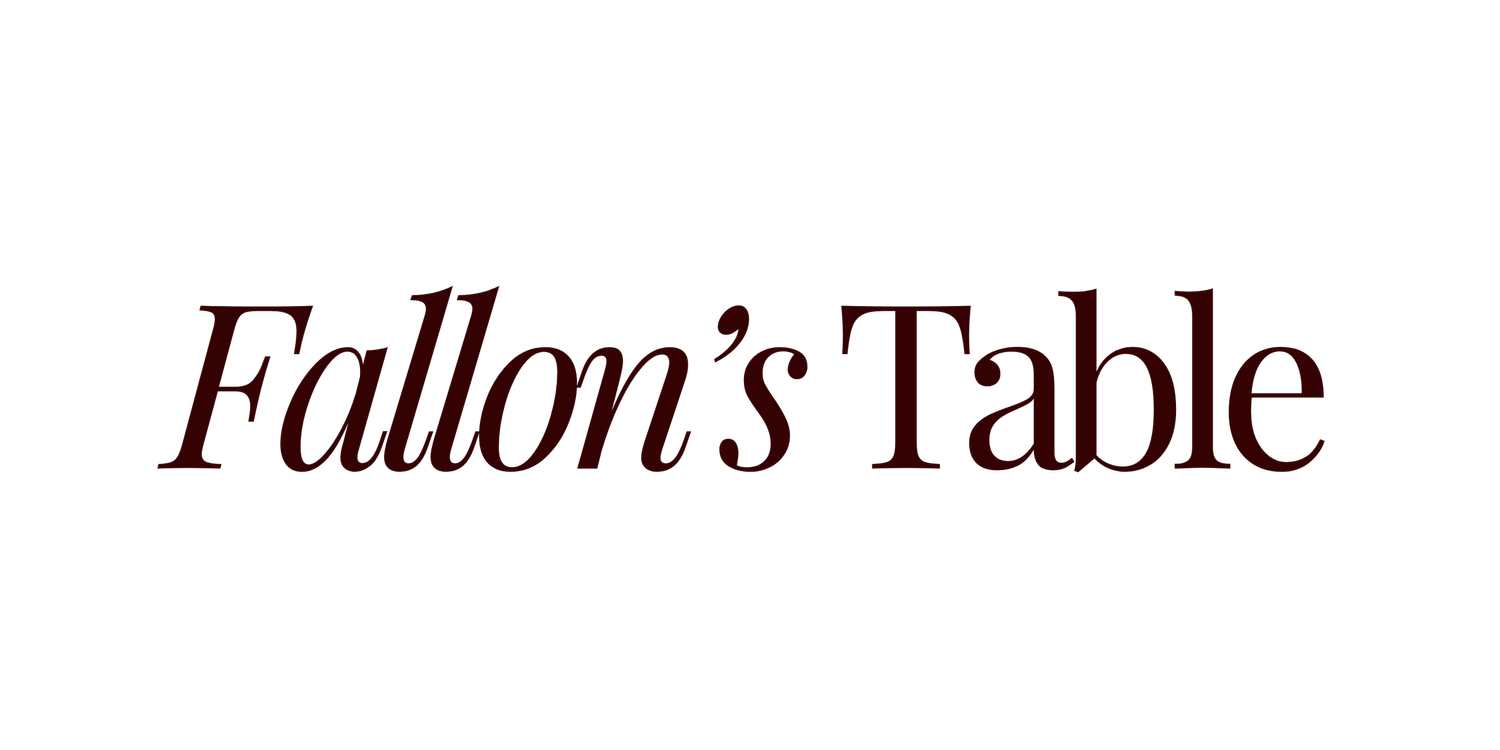 Fallon's Table - Nourishing Real-Food Recipes 