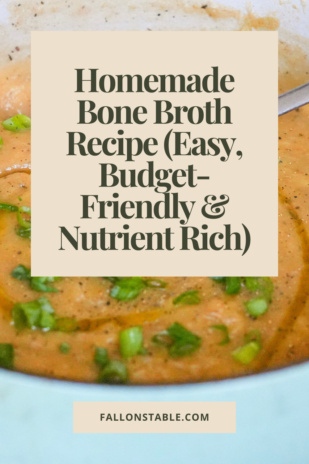 homemade chicken bone broth recipe for free