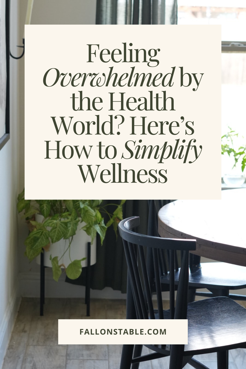 How to simplify wellness and real food