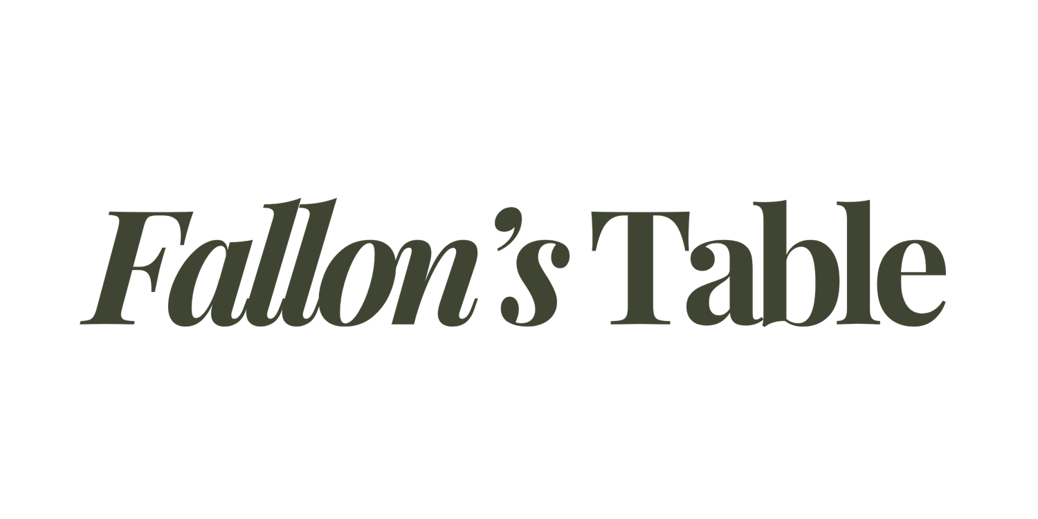 Fallon&#39;s Table - Easy, Healthy Recipes 