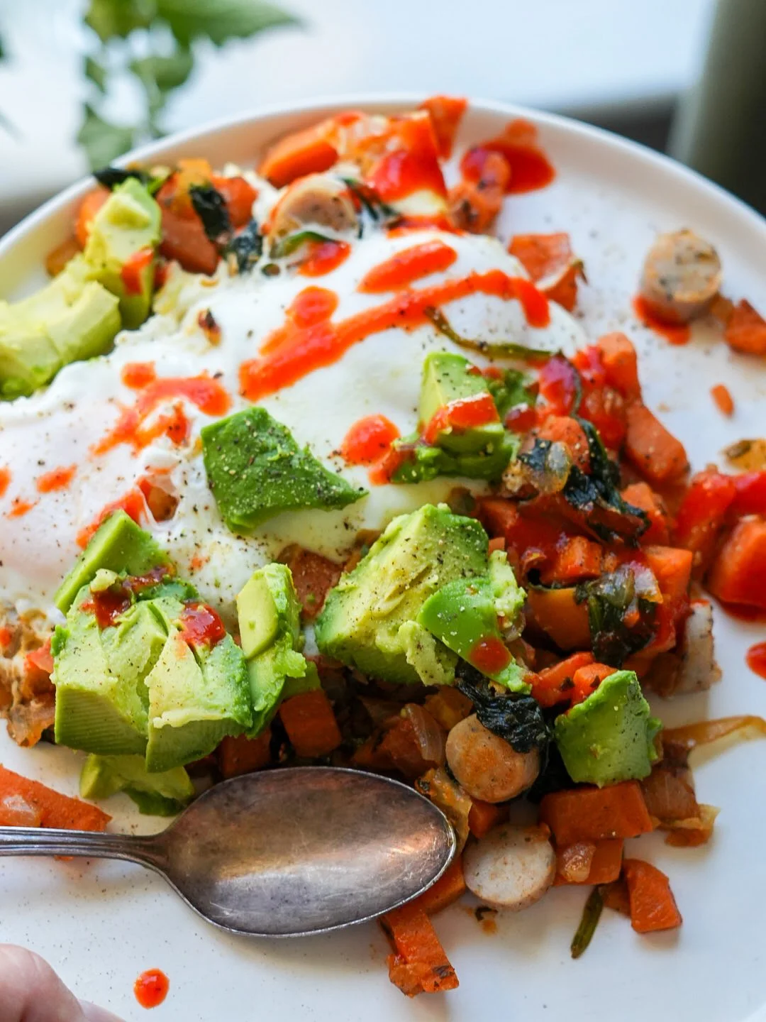 easy, nourishing sweet potato breakfast hash recipe for easy family breakfast