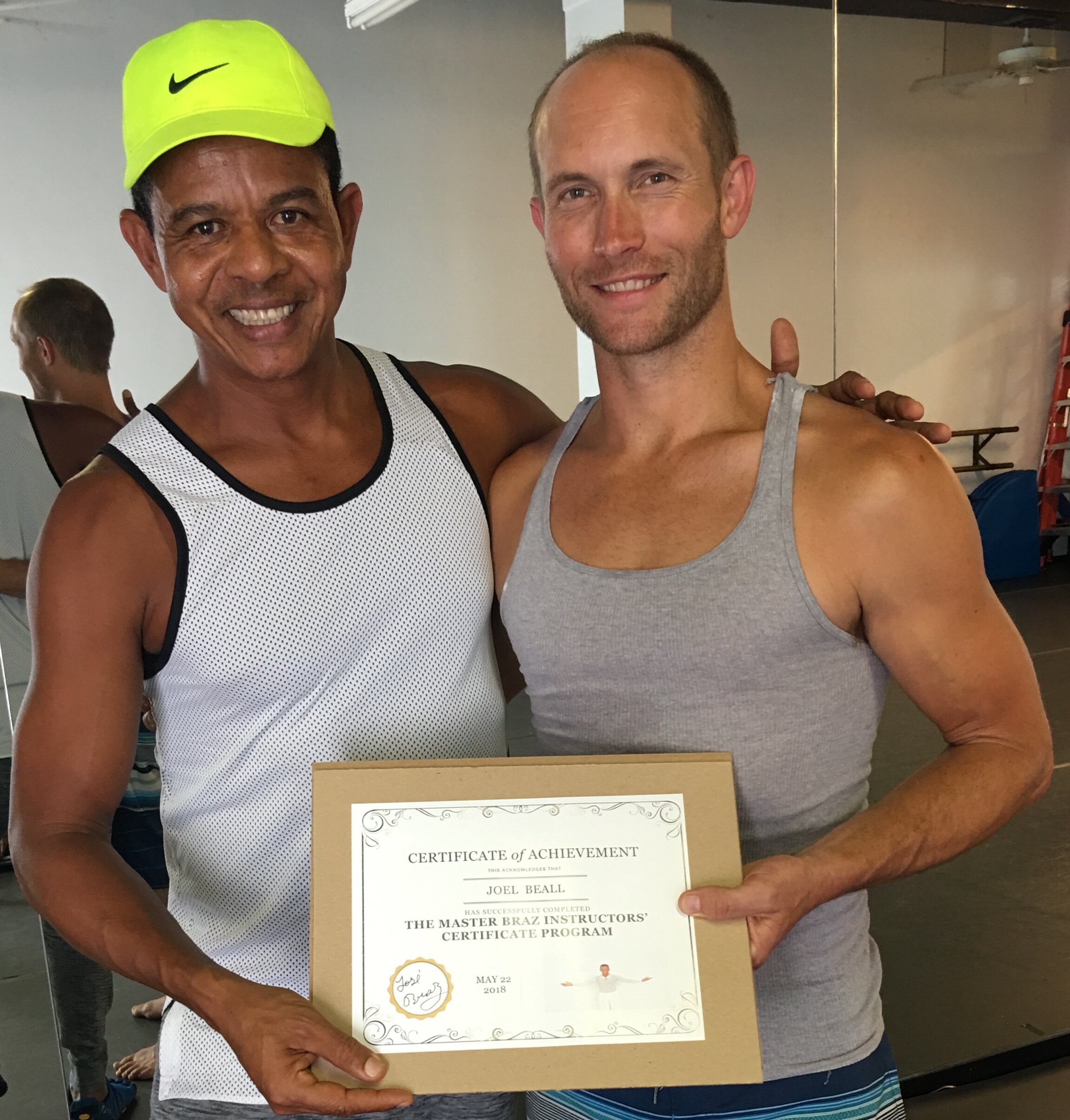 Joel Beall Receives Master Braz Teachers Training Certificate