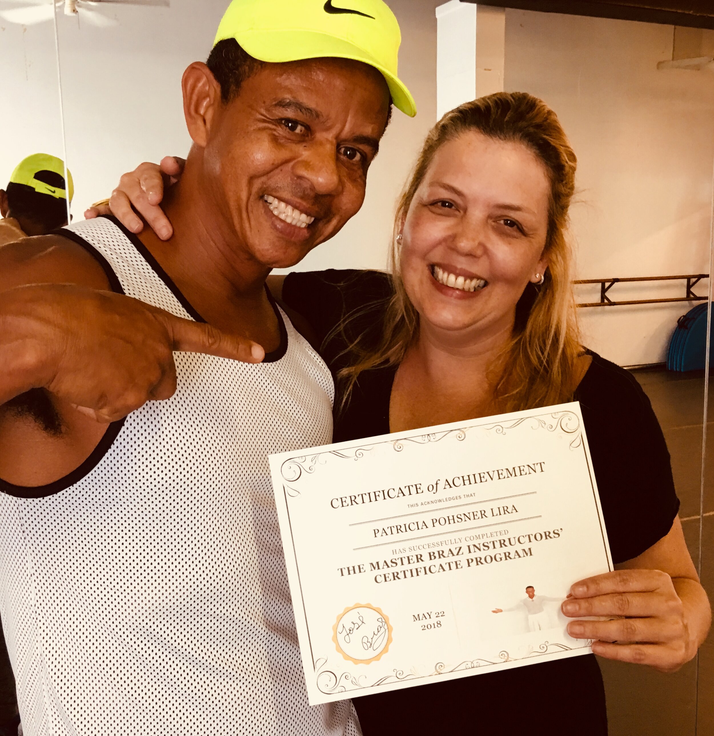 Patrícia Lira Receives Master Braz Teachers Training Certificate