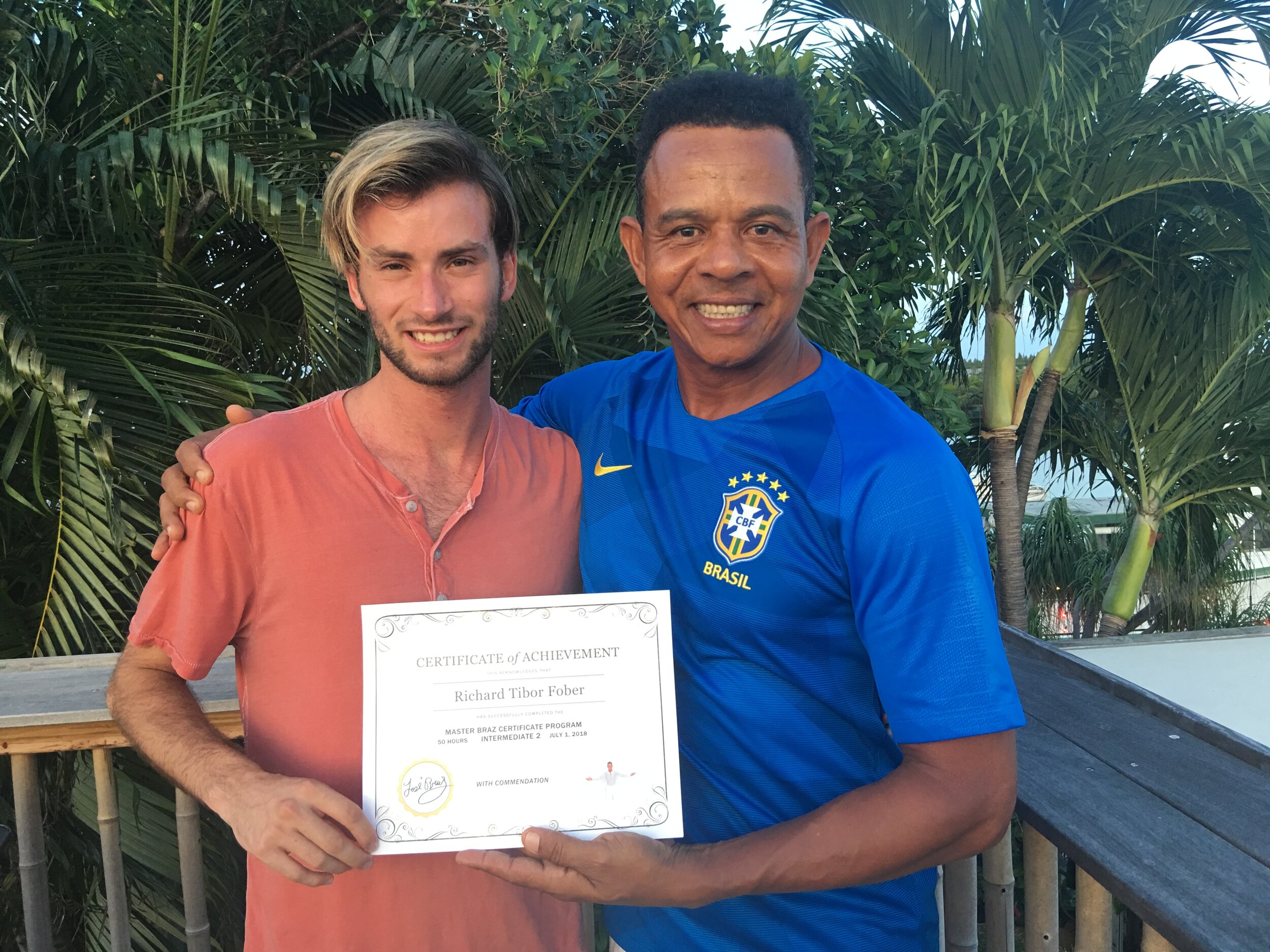Tibor Fober Receives Master Braz Certificate