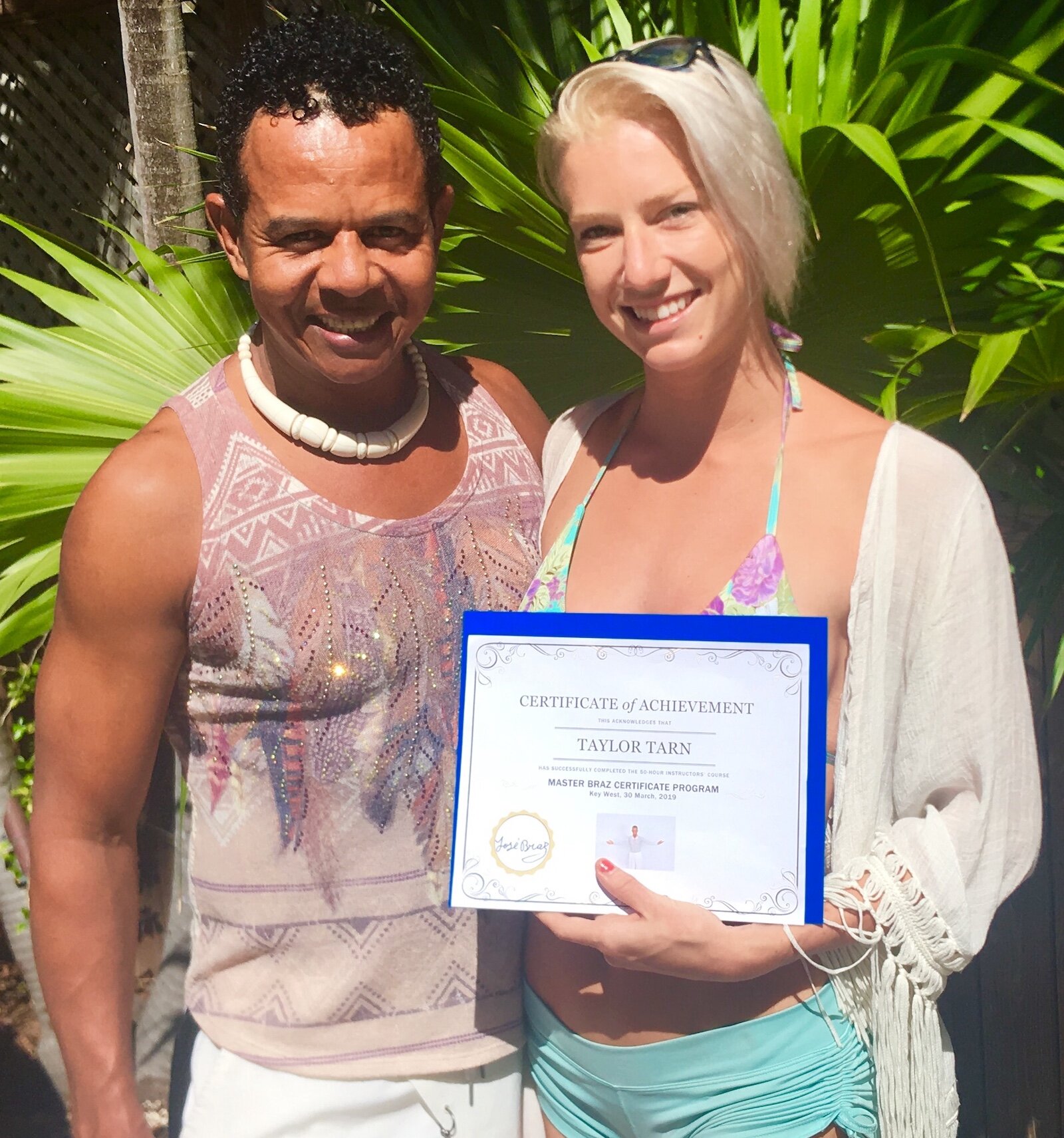 Taylor Tarn Receives Master Braz Certificate