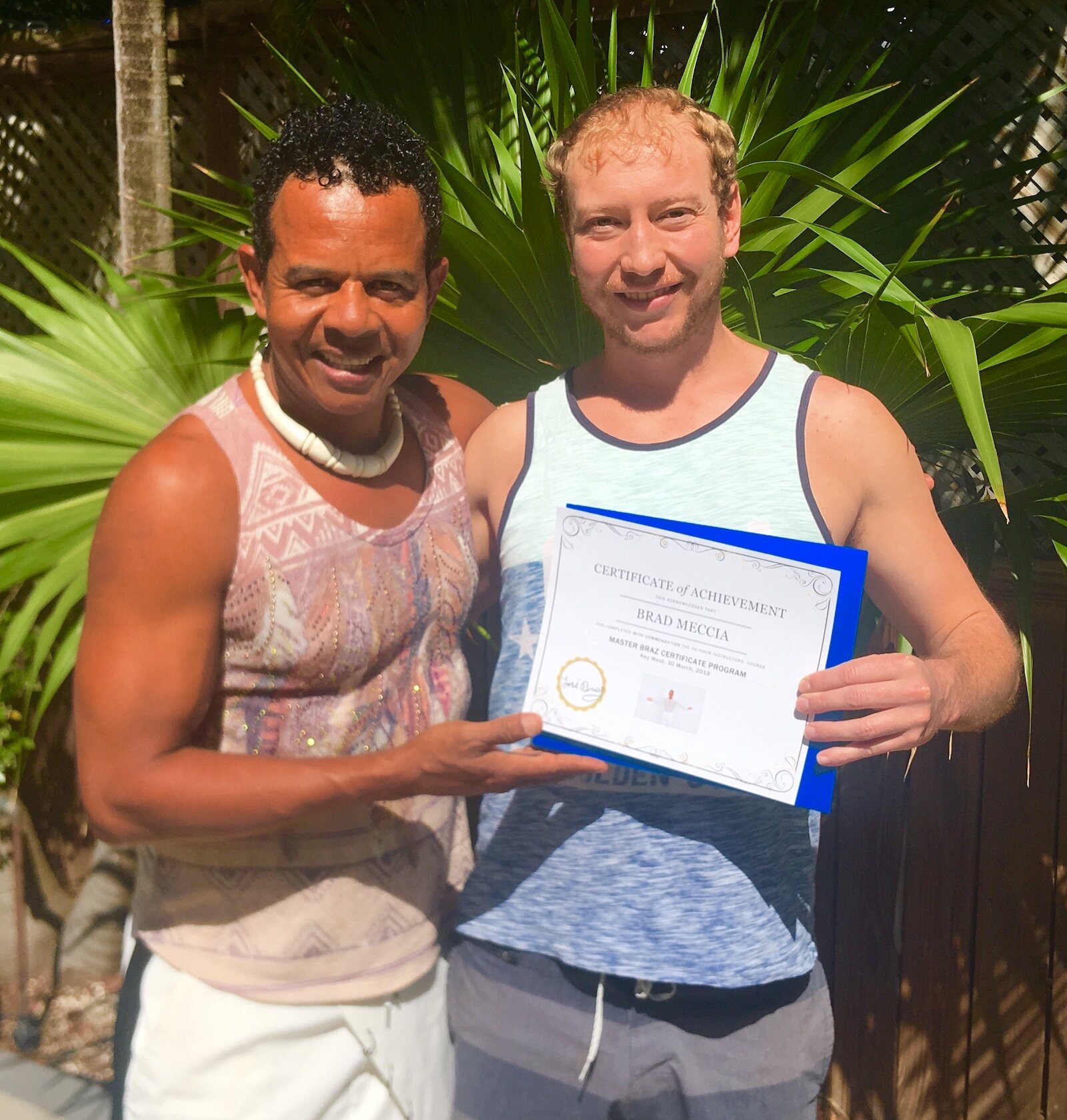 Brad Meccia Receives Master Braz Certificate