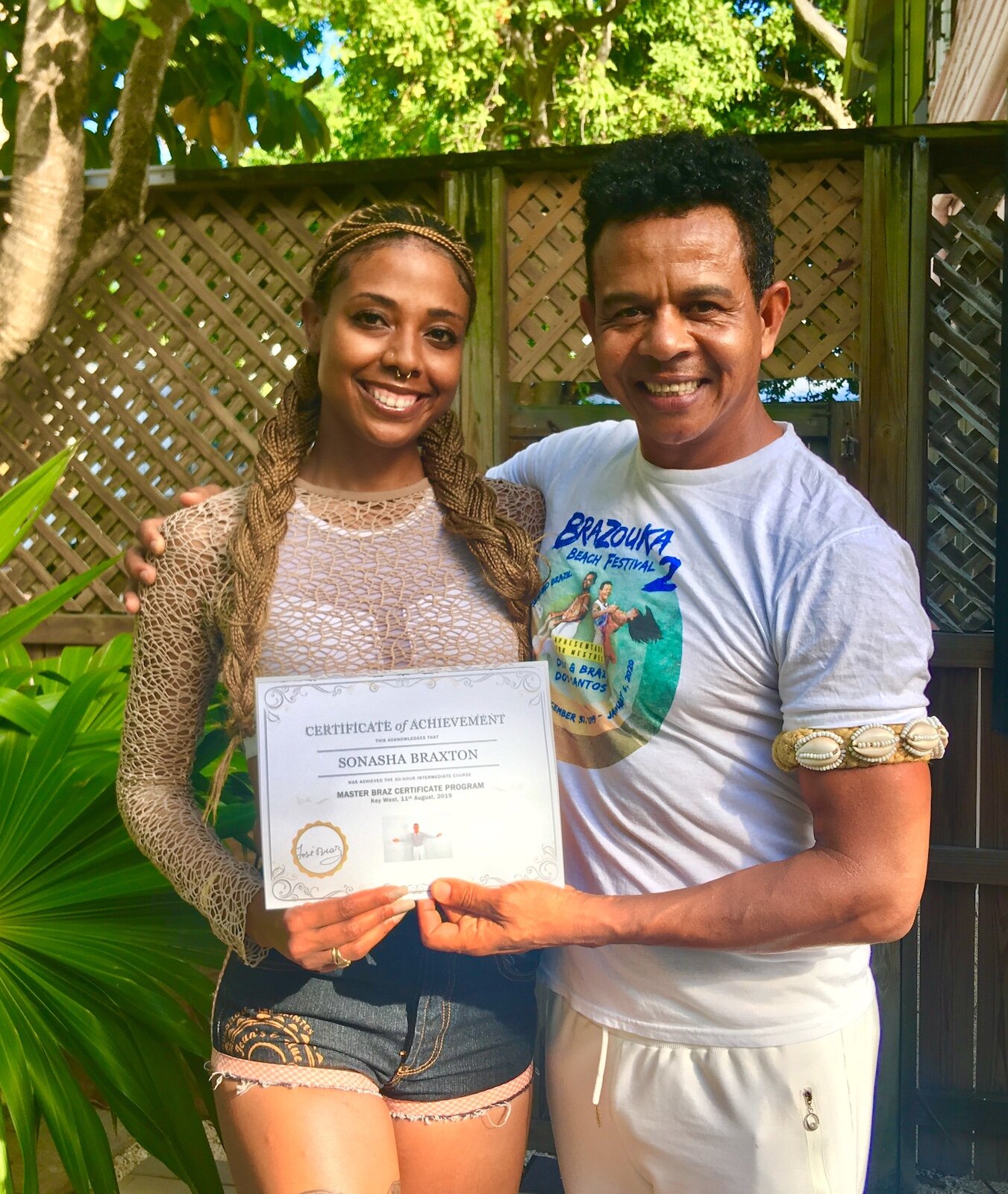 Sonasha Braxton Completes Master Braz Certificate Course 2019