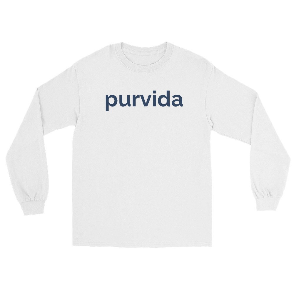 purvida Long Sleeve Tee | White