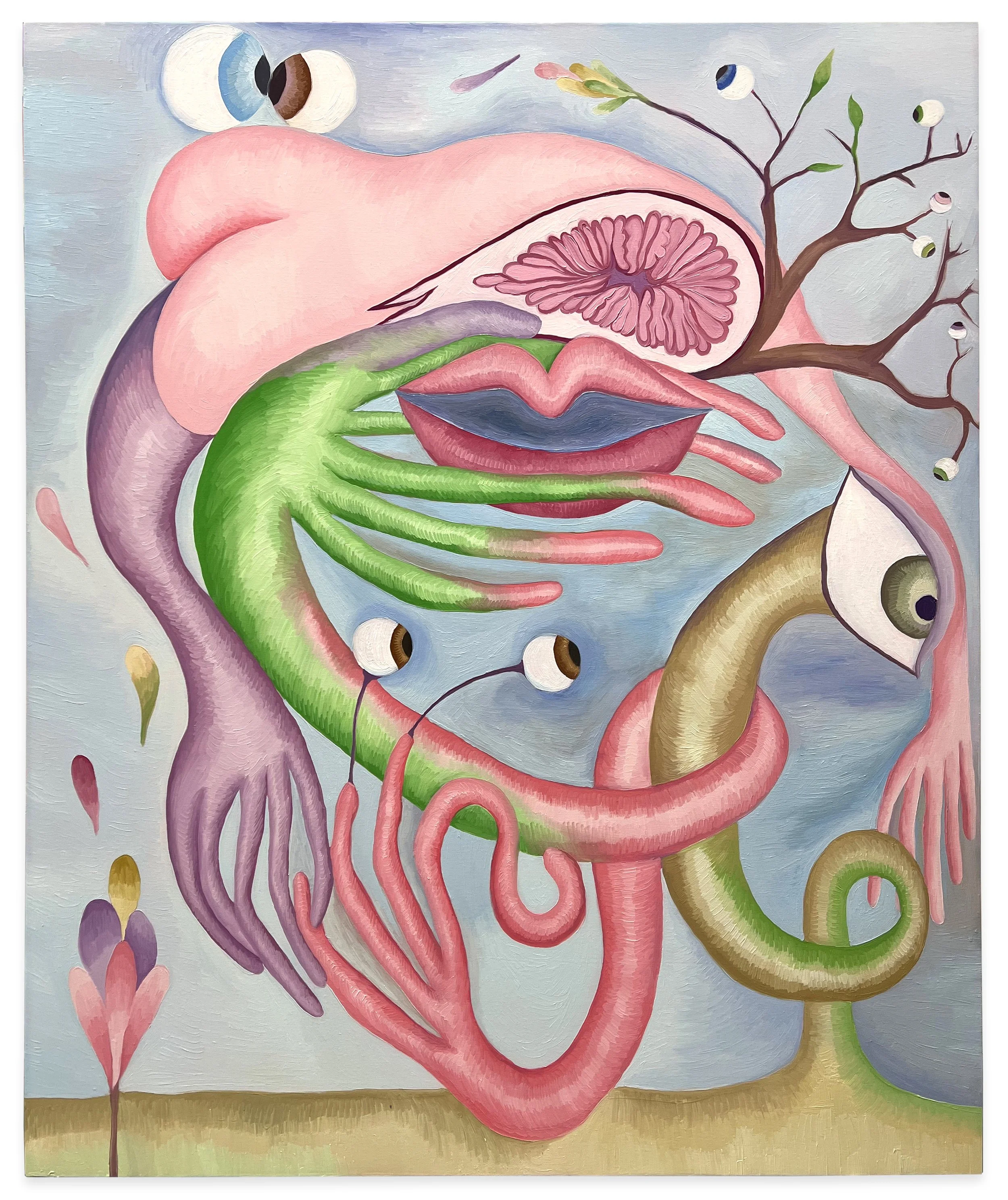 Sprouting, Oil on linen, 36 x 30 inches