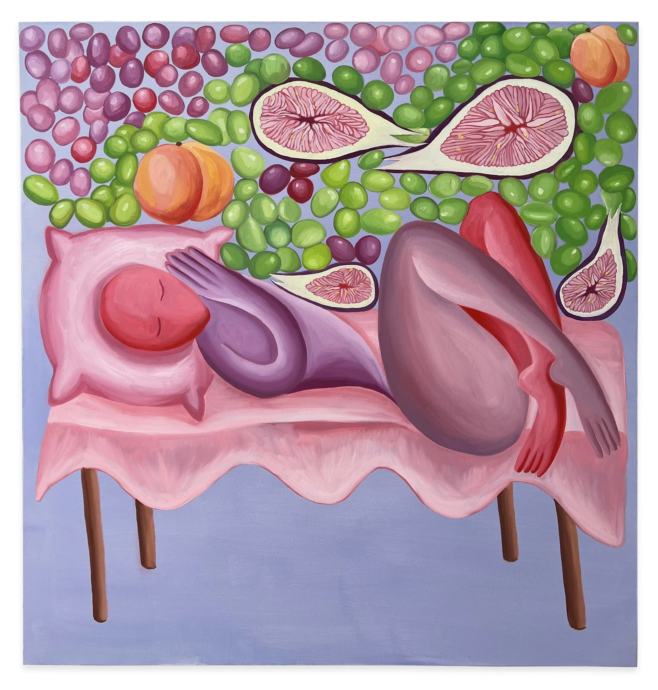 Sleeping III, 52 x 48 inches, Oil on canvas