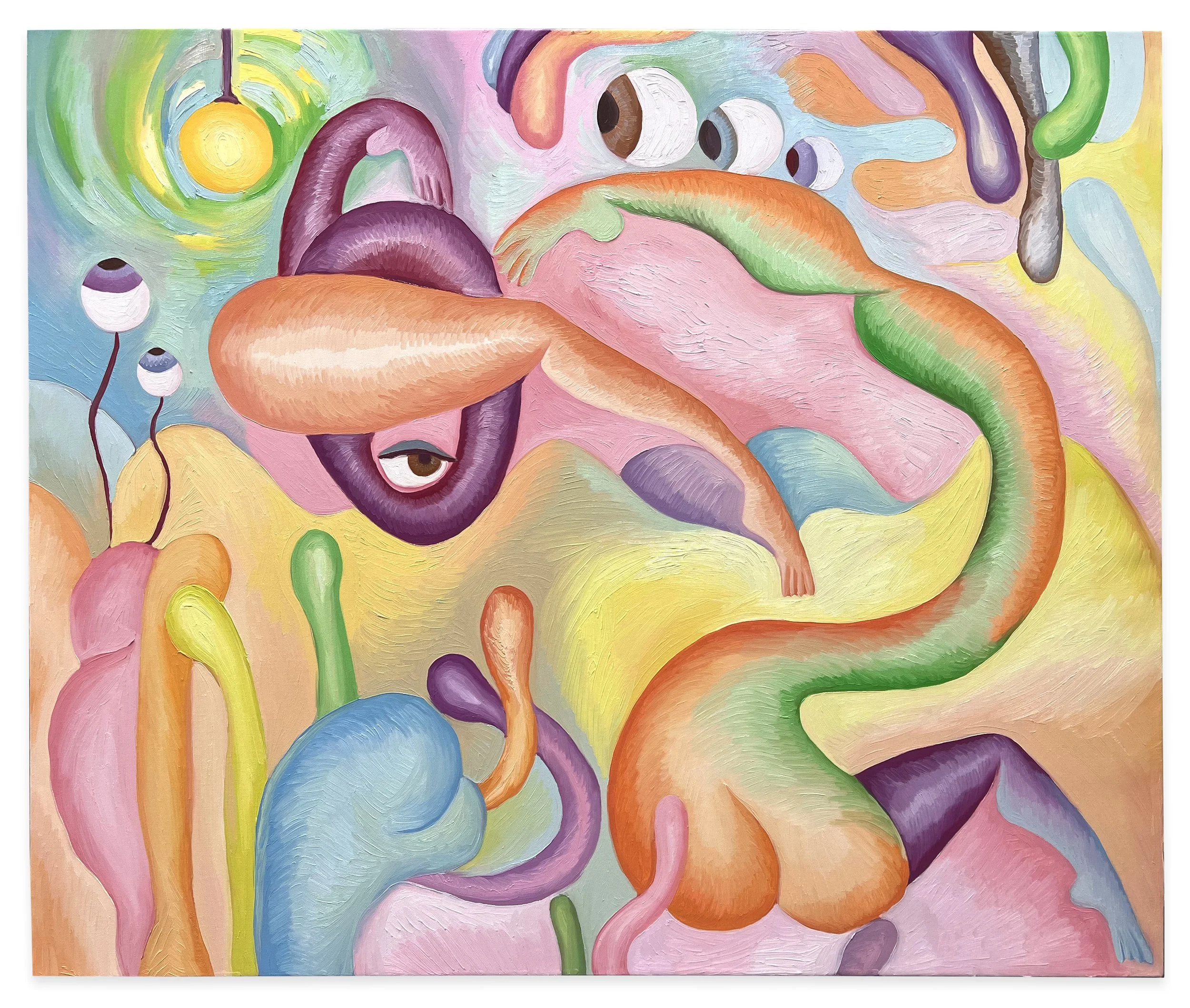 Subliminal Landscape, Oil on linen, 30 x 36 inches