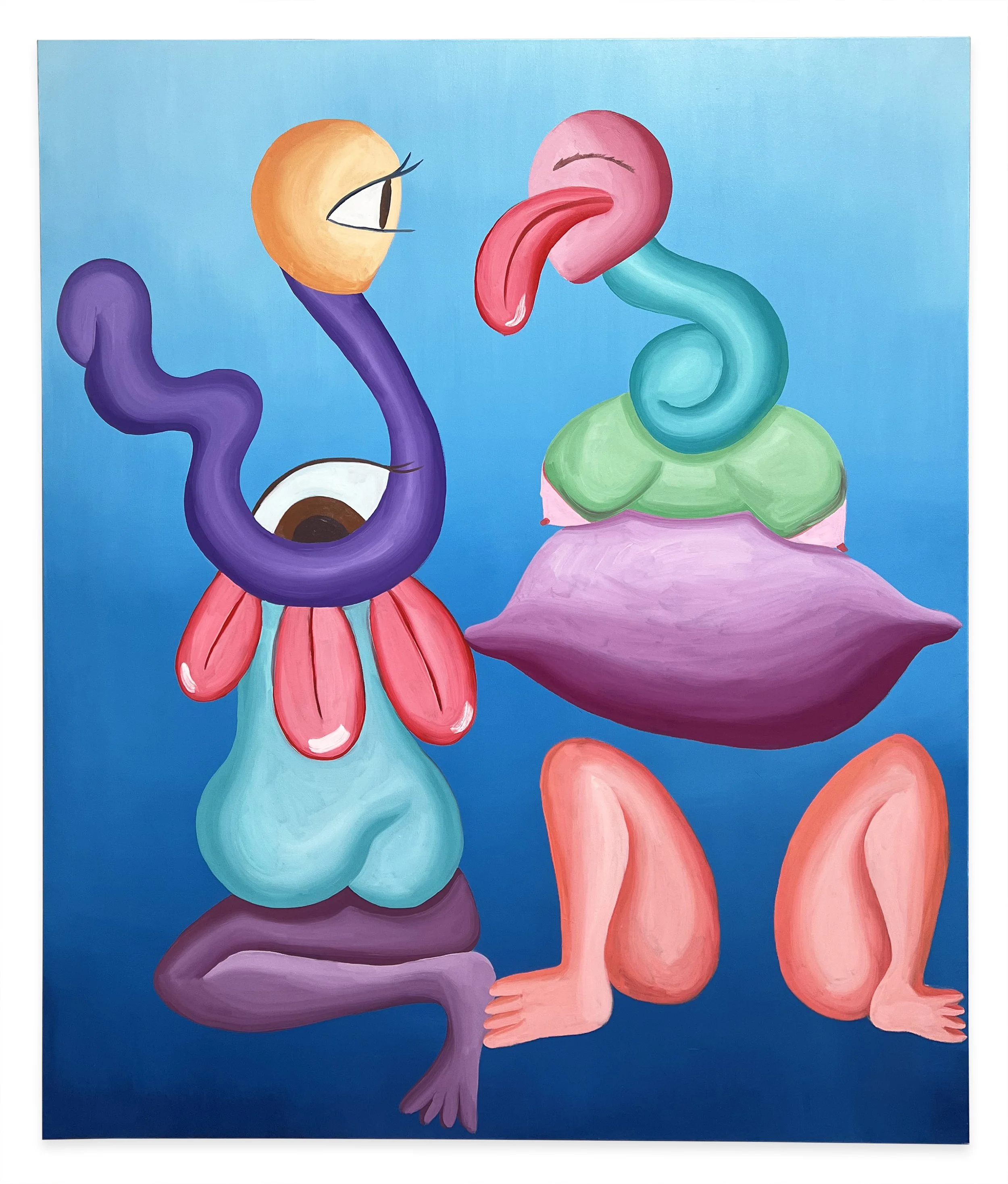 Arousing, 60 x 48 inches, Oil on canvas