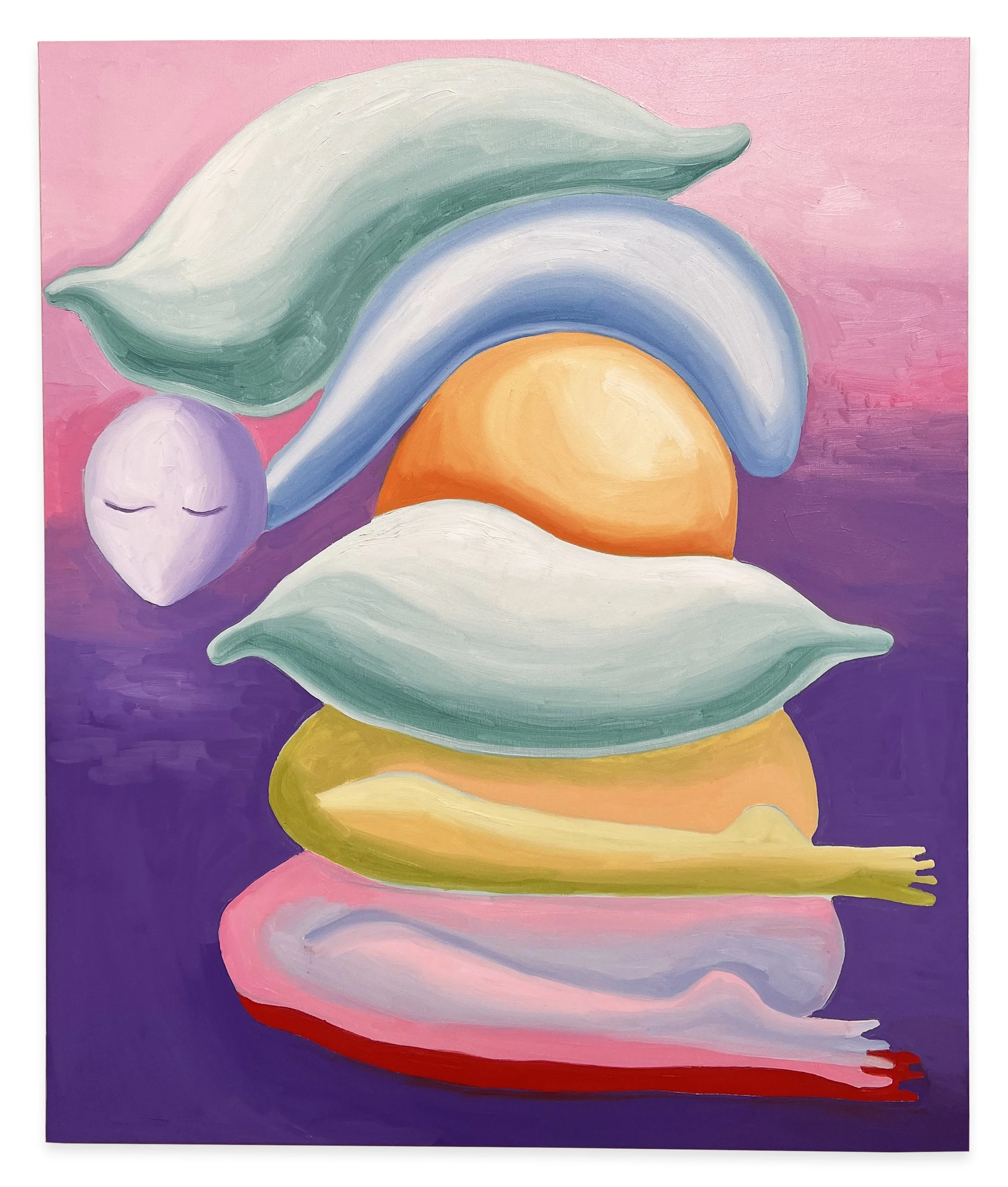 Hatching, 36 x 30 inches, Oil on canvas