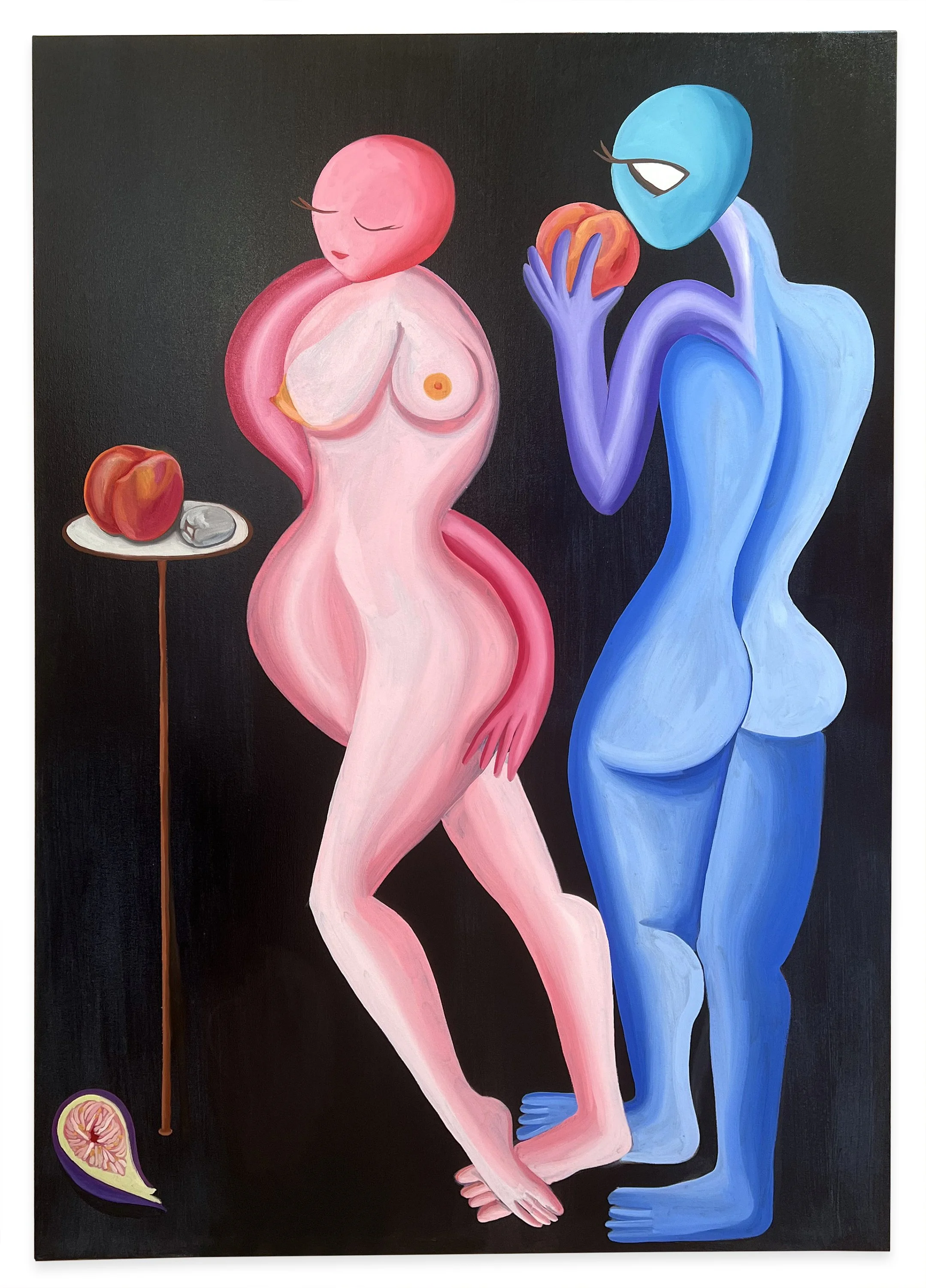 Attracting, 72 x 48 inches, Oil on canvas