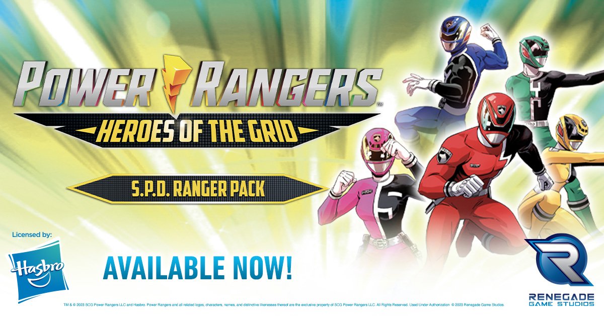 Power Rangers RPG: Renegade Game Studios anuncia quatro novos produtos! -  Joga o D20