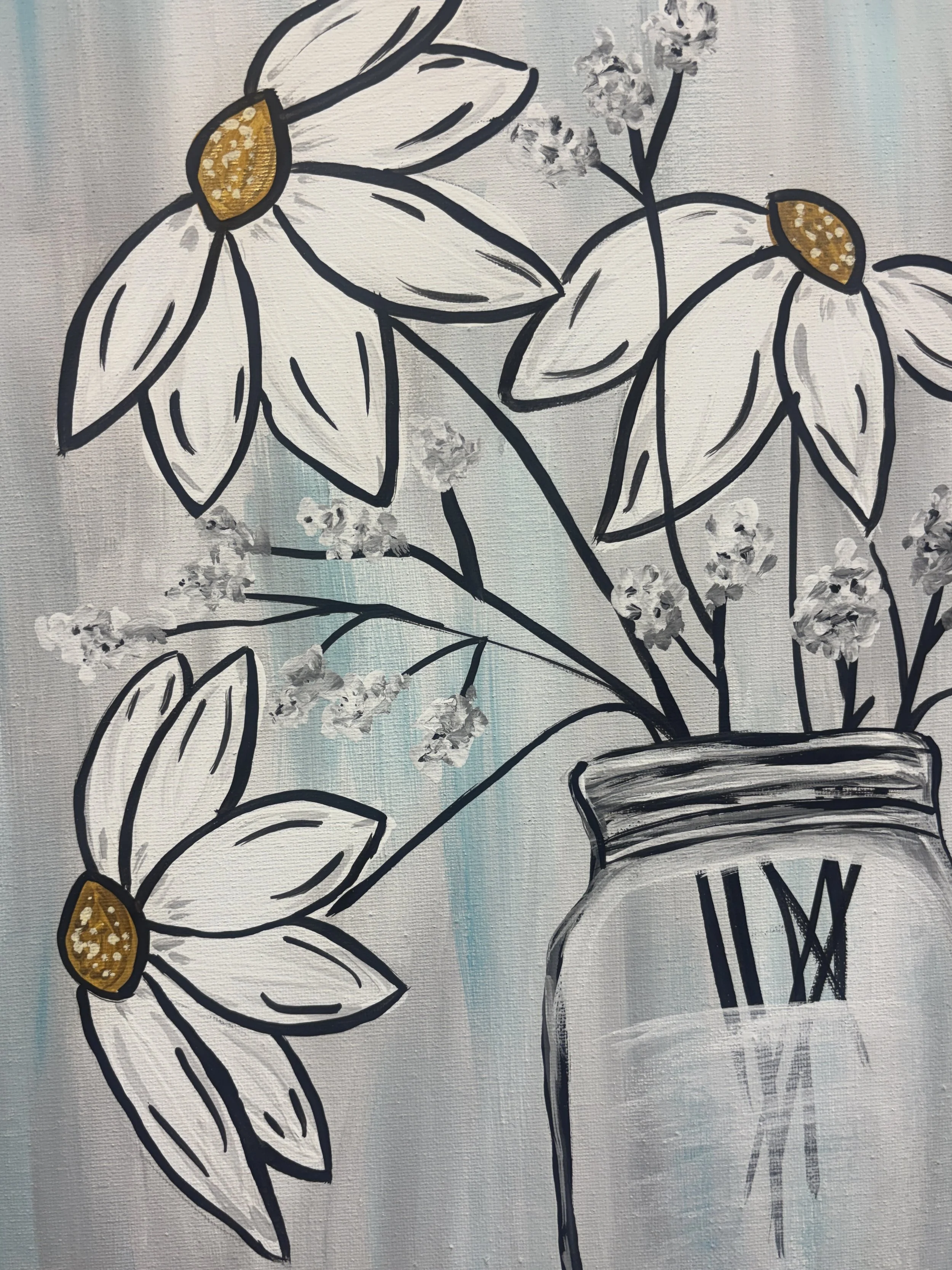 08/04 • Tuesday • Daisy Painting • 1:00–3:00 PM • Ages 12+