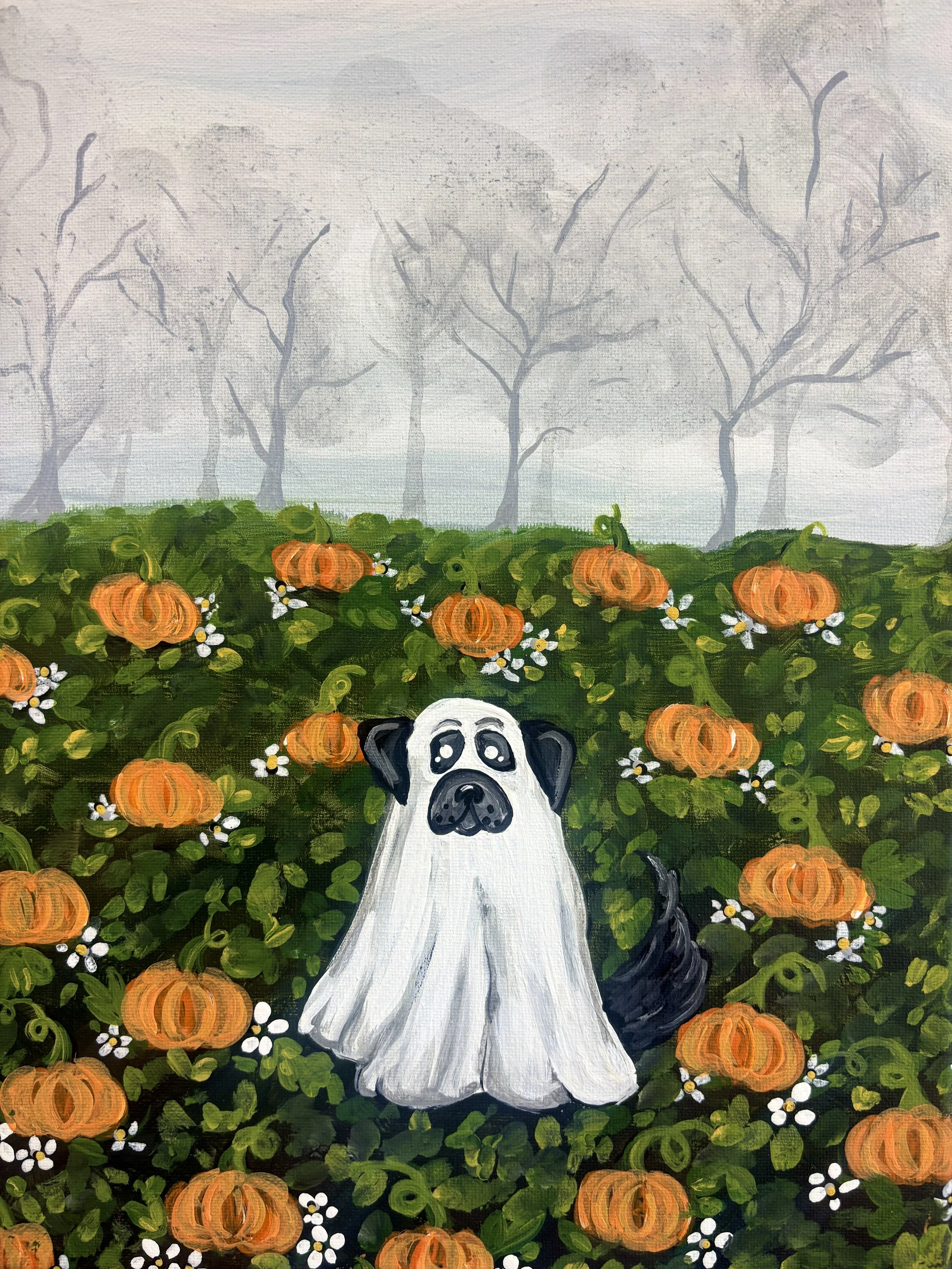 10/11 • Sunday • Paw & Brews Paint Night • 2–4 PM