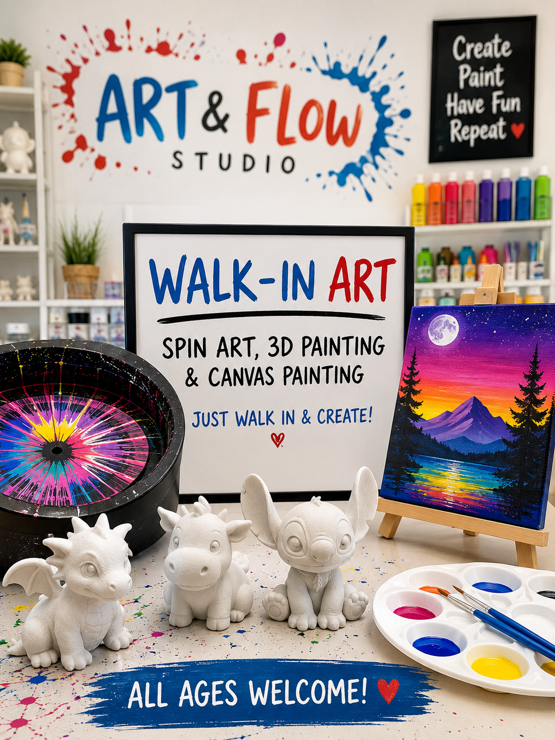 07/23 • Thursday • Walk-In Art • 12:00–3:00 PM • All Ages