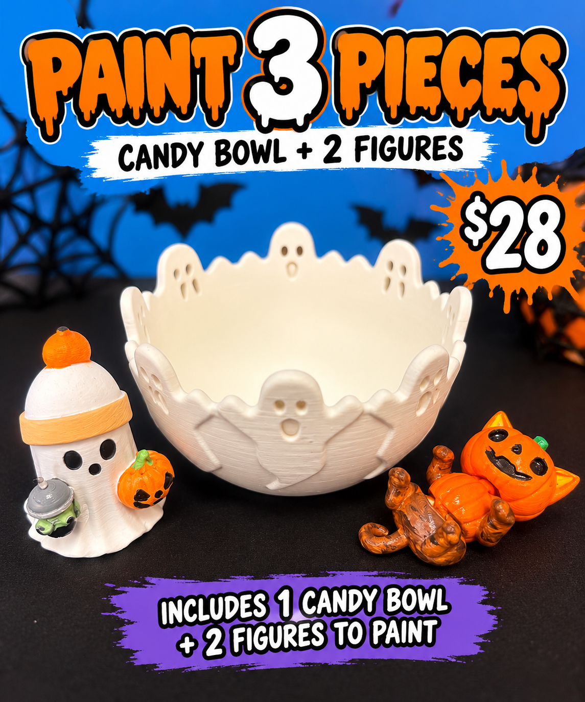 10/29 • Saturday • 3D Halloween Trio • 6:00–8:00 PM • All Ages