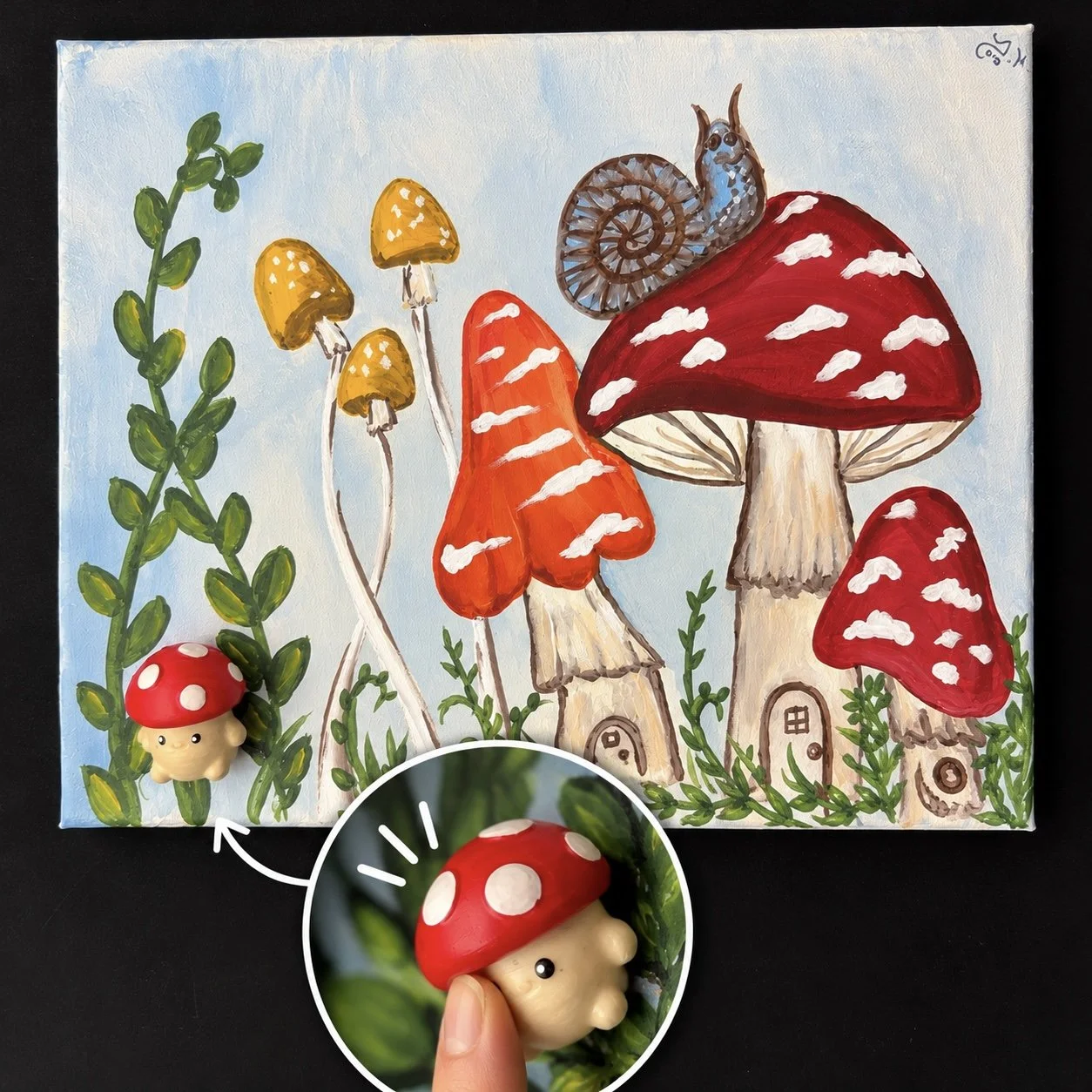 11/9 • Monday • Mushroom Forest Painting & 3D Fidget Night • 6:00–8:00 PM • Ages 8+ 🍄🎨