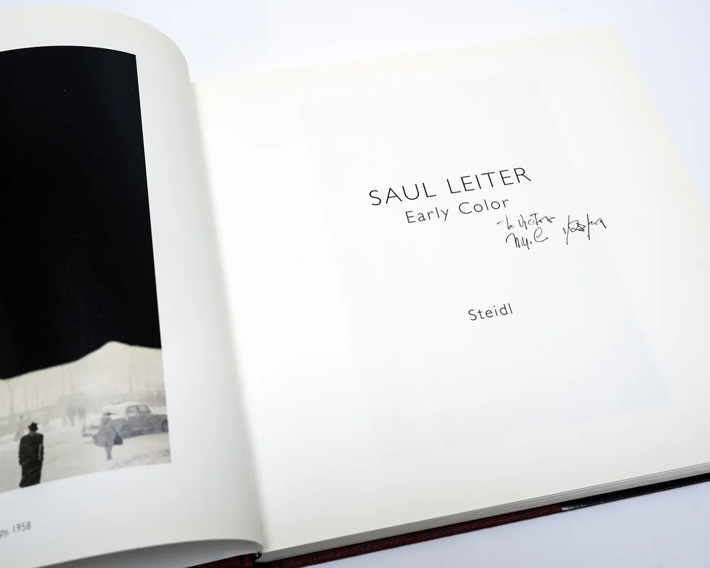 Saul Leiter: Early Color (Signed) — bookdummypress
