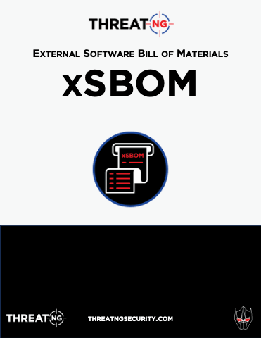 xSBOM External SBOM Software Bill of Materials