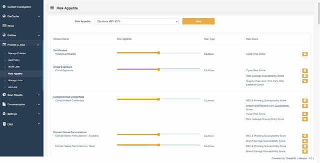 Customizable Risk Scoring