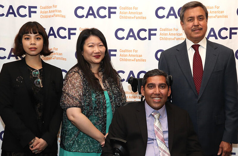  (l-r) 2019 Catalyst for Change Honorees Eva Noblezada, Tony Nominated Actress, Liliana Chen, Co-Founder of Project by Project, Jason DaSilva, Emmy Award winning film director, and Ram Raju MD, MBA, FACHE. Photo by Lia Chang 