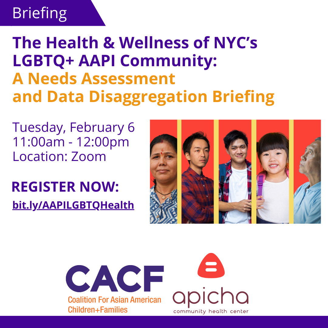 The Health & Wellness of NYC’s LGBTQ+ AAPI Community (Webinar) — CACF ...