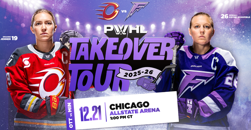 PWHL TAKEOVER TOUR – OTTAWA CHARGE at MINNESOTA FROST