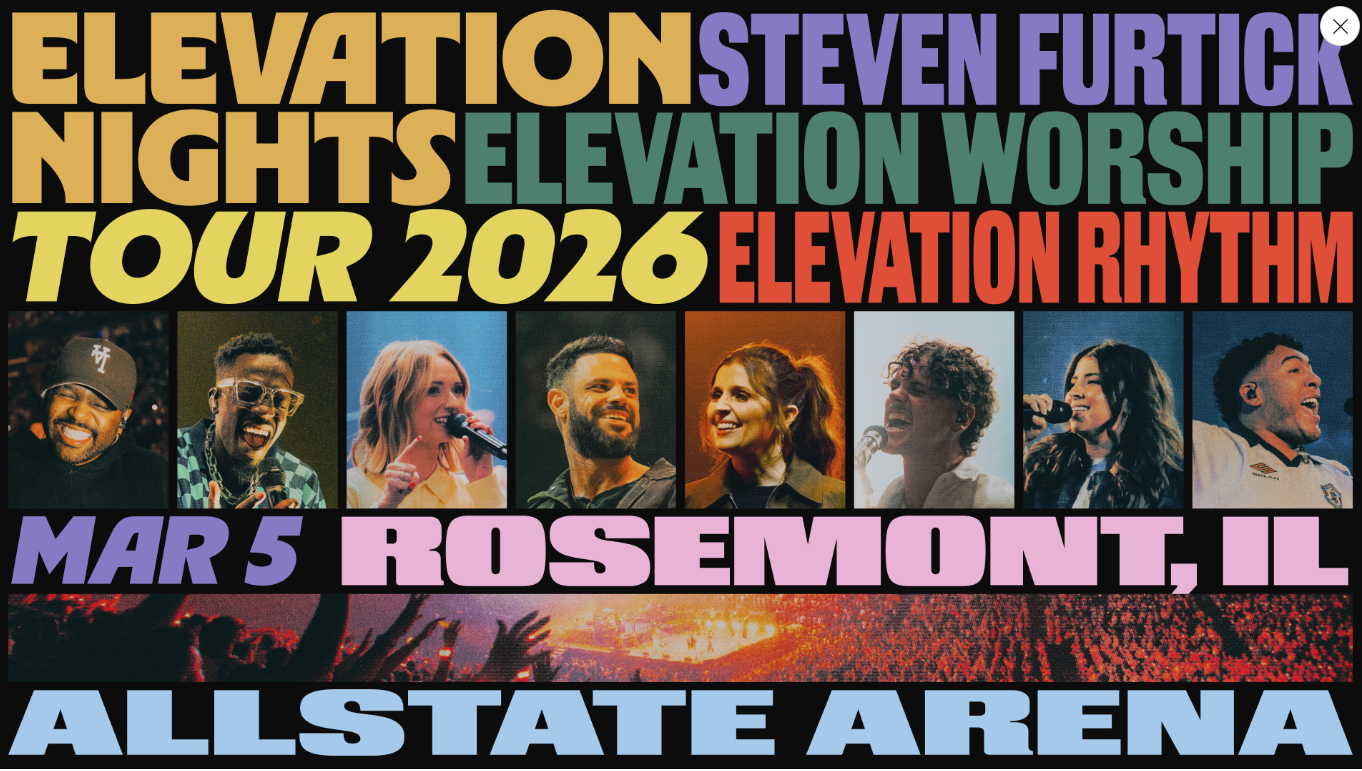 Elevation Worship &amp; Steven Furtick – Spring Tour