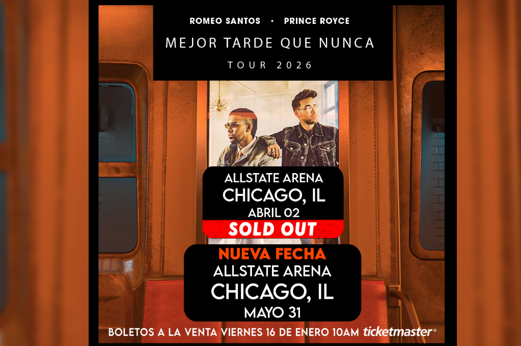 Romeo Santos & Prince Royce – Mejor Tarde Que Nunca Tour 2026