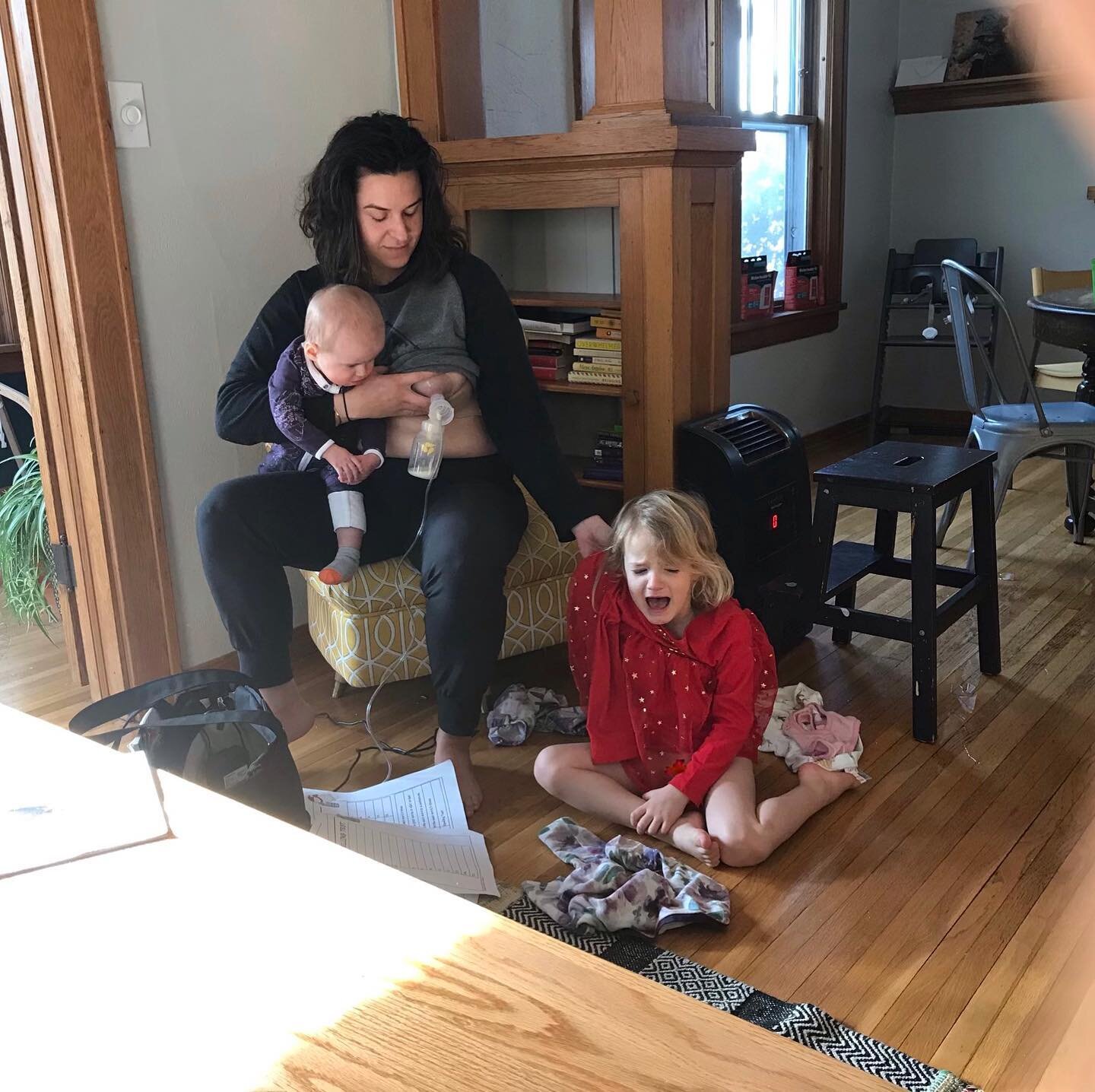 “It’s the most wonderful time of the year!” #nofilter #feelyourfeelings #arewedoneyet #happyholidays #meltdowntime #fouryearsold #fourishard #threekids