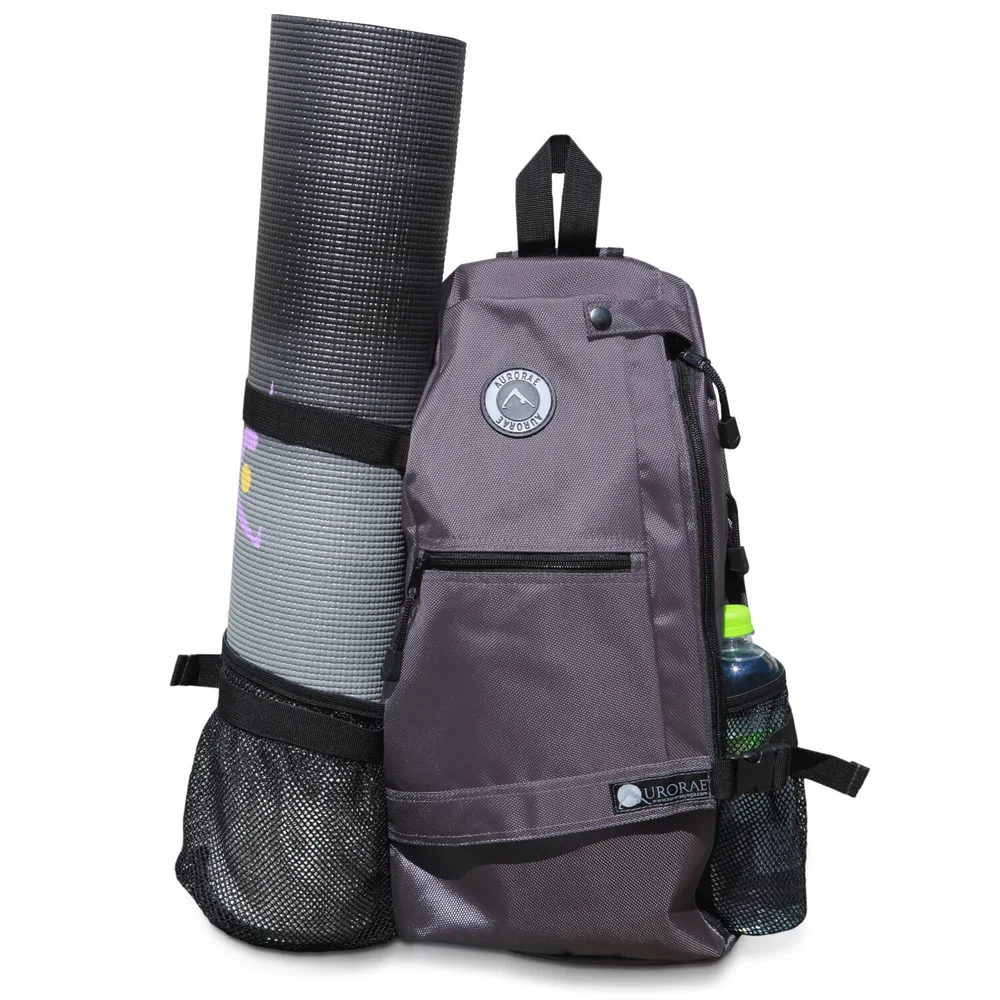 best travel backpack with yoga mat Aurorae Yoga bag with comfortable shoulder strap switchable left and right Mount Adams Yoga Mat Backpack