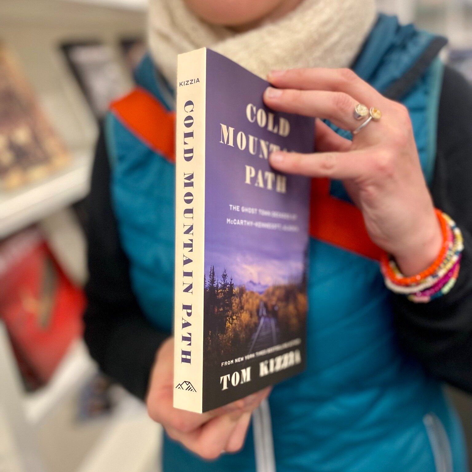 A friend of the press spotted Cold Mountain Path by Tom Kizzia at the @anchoragemuseumstore. They're giving members 30% off entire purchases there until December 10, 2023! Snag a deep-discounted copy along with other northern and Alaskan gifts while 