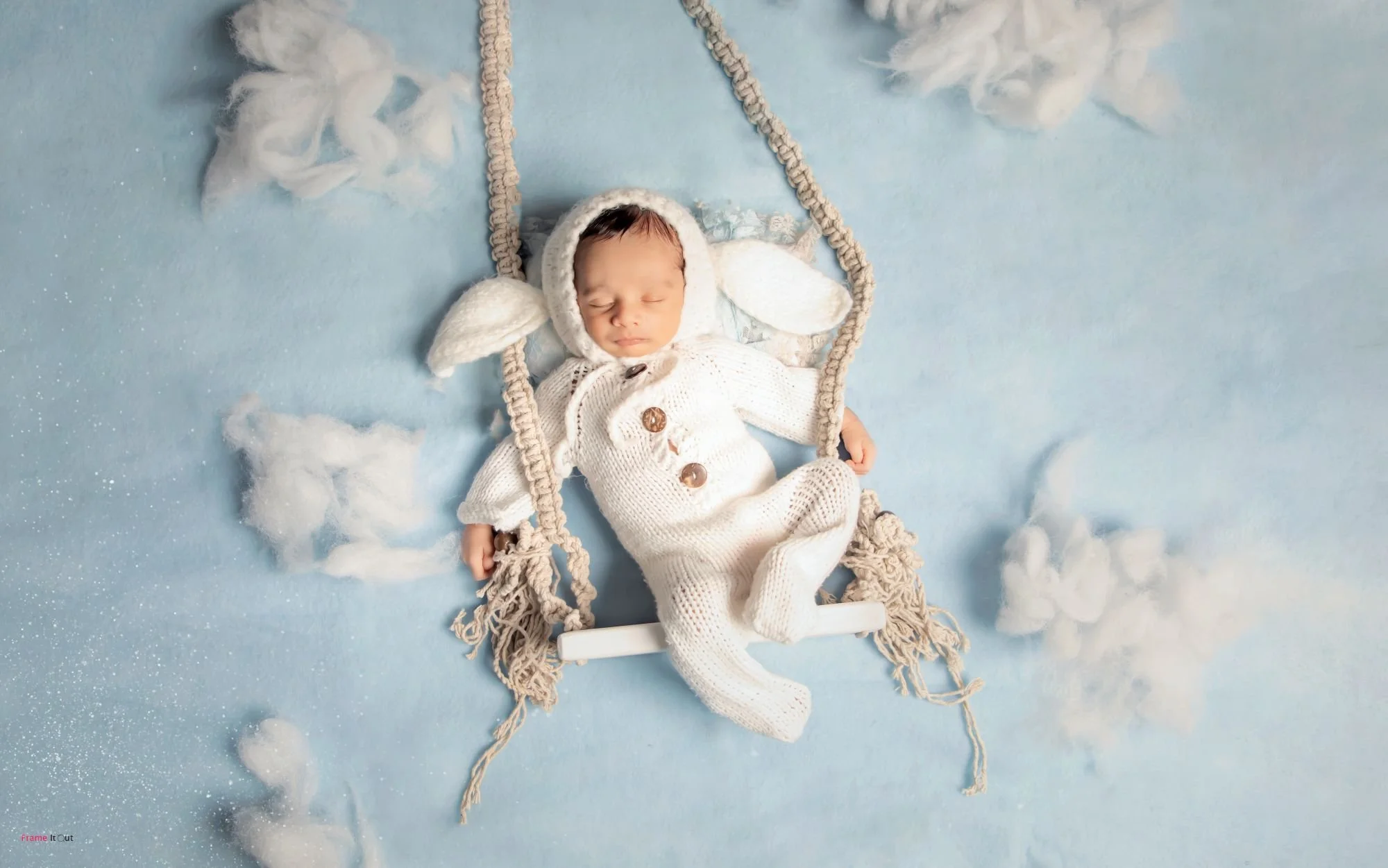 Premium newborn photography in Delhi NCR with minimal props and styling