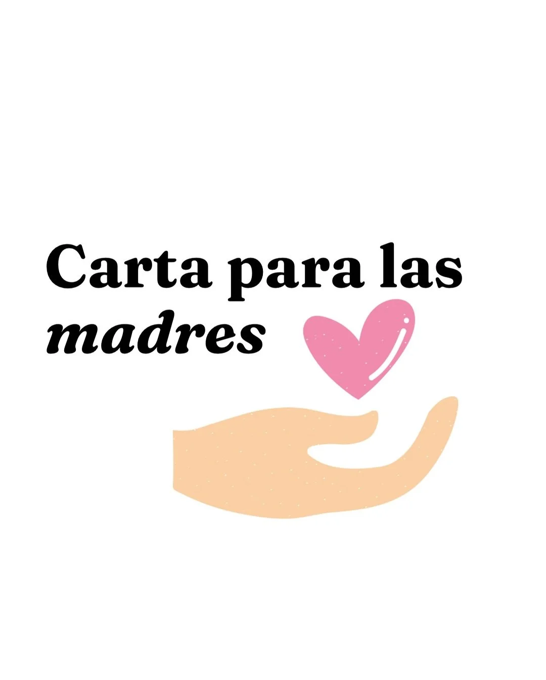 Hoy quise escribir una carta para recordarte algo que a veces olvidamos: lo est&aacute;s haciendo bien.

La maternidad mueve y cambia  todo, pero tu amor y tu fuerza sostienen m&aacute;s de lo que imaginas.

Cel&eacute;brate si est&aacute;s sola, Hon