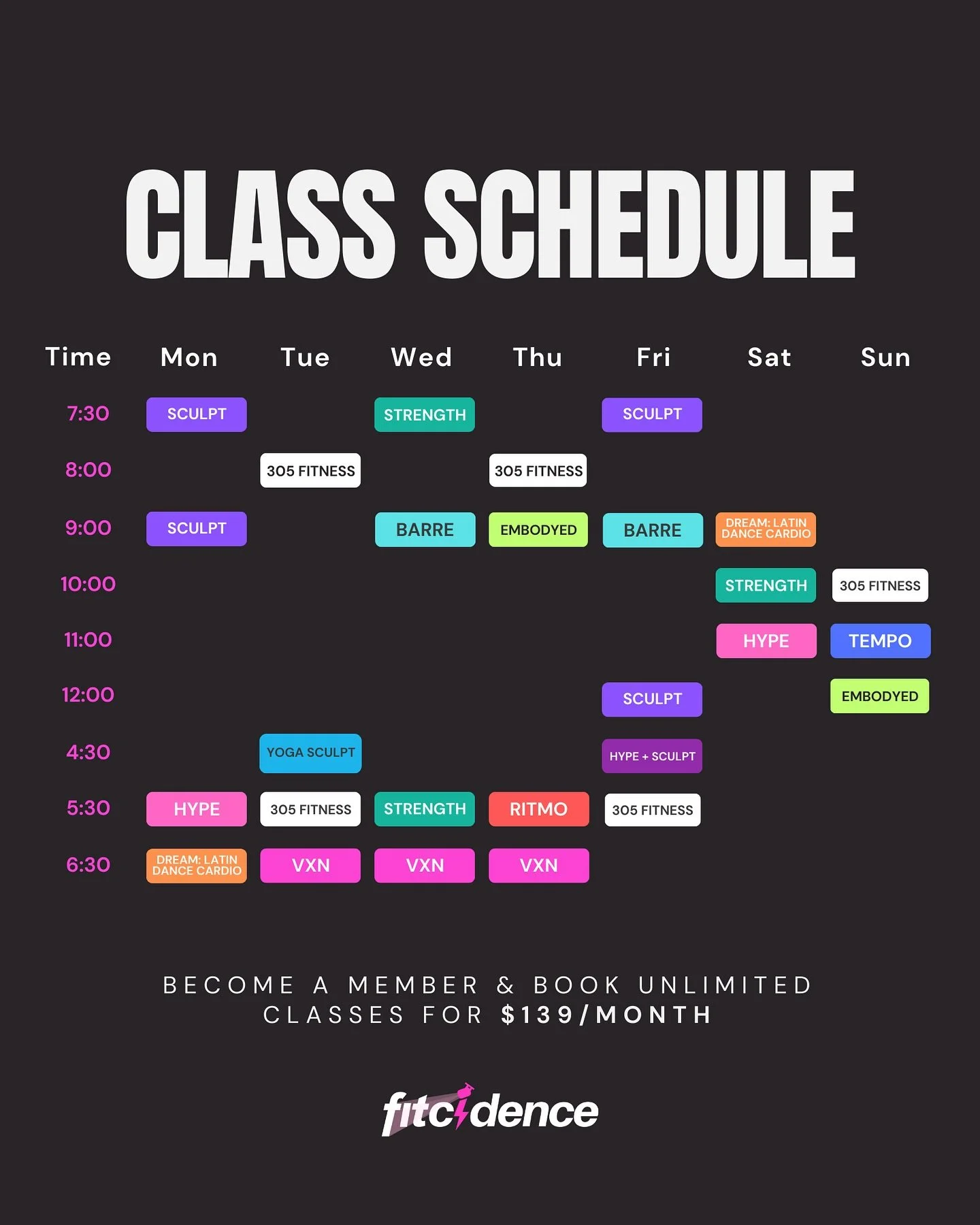Don&rsquo;t mind us 🪩 Just pinning our cute lil&rsquo; post-summer schedule 😏