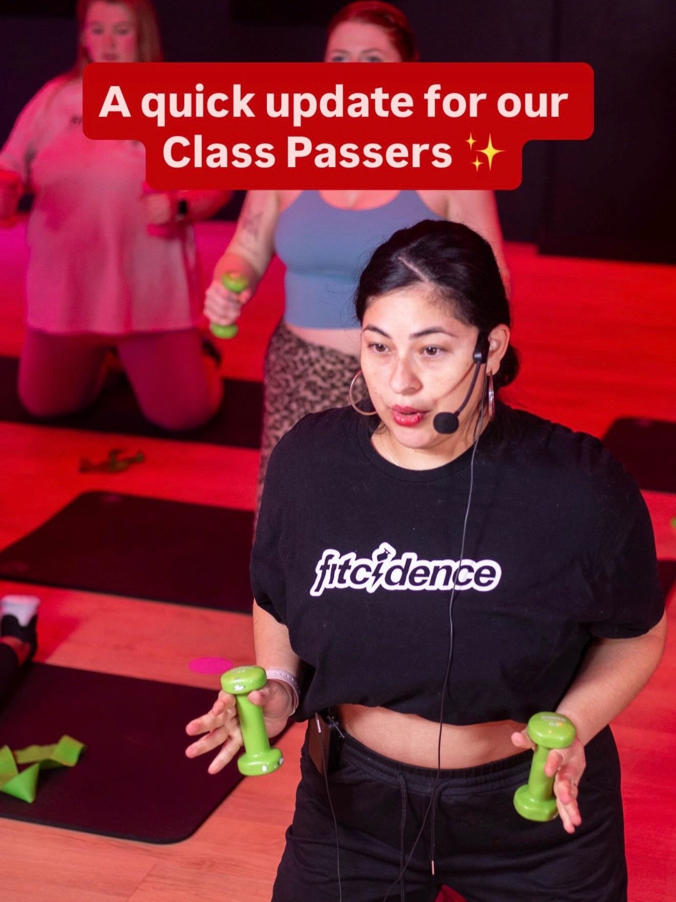 A quick update from the girls @fitcidence 💓