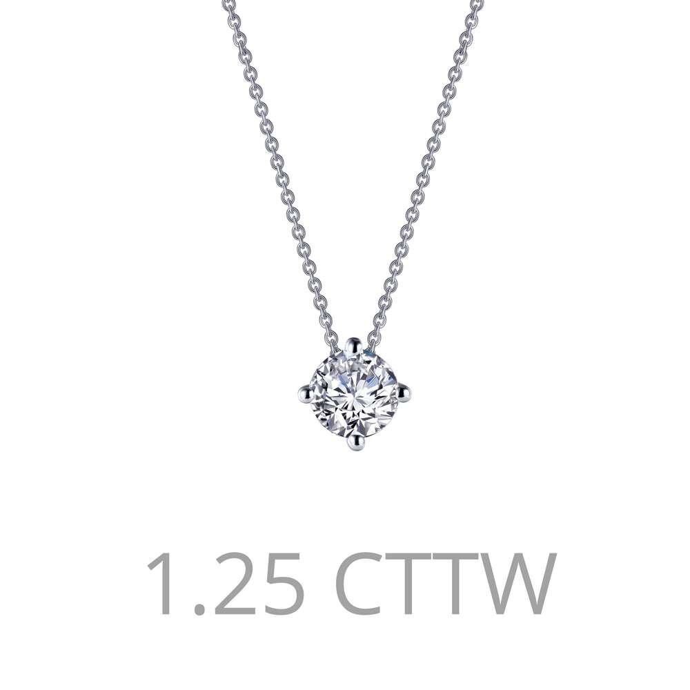 1.25 ct tw Solitaire Necklace