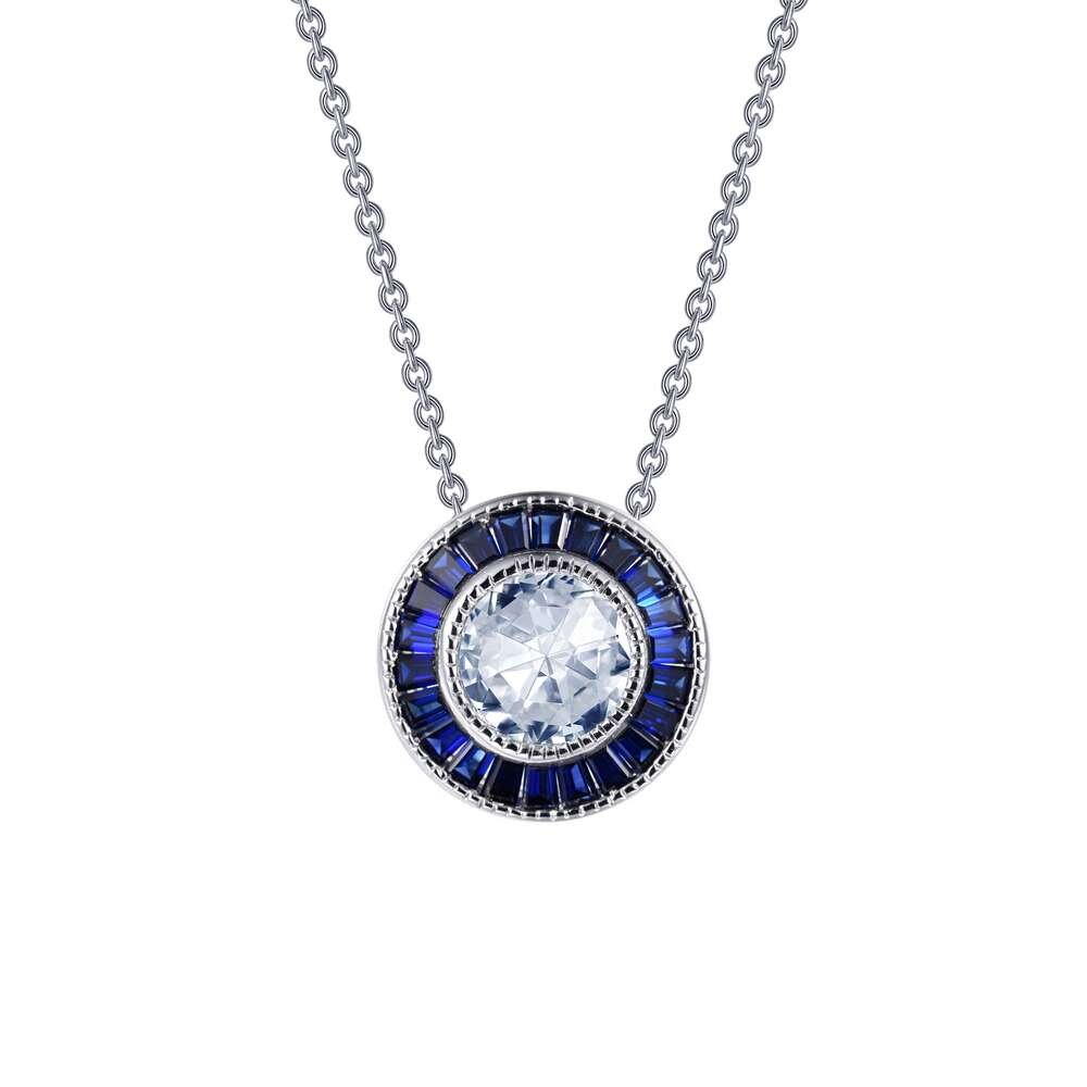 Classic Halo Pendant Necklace