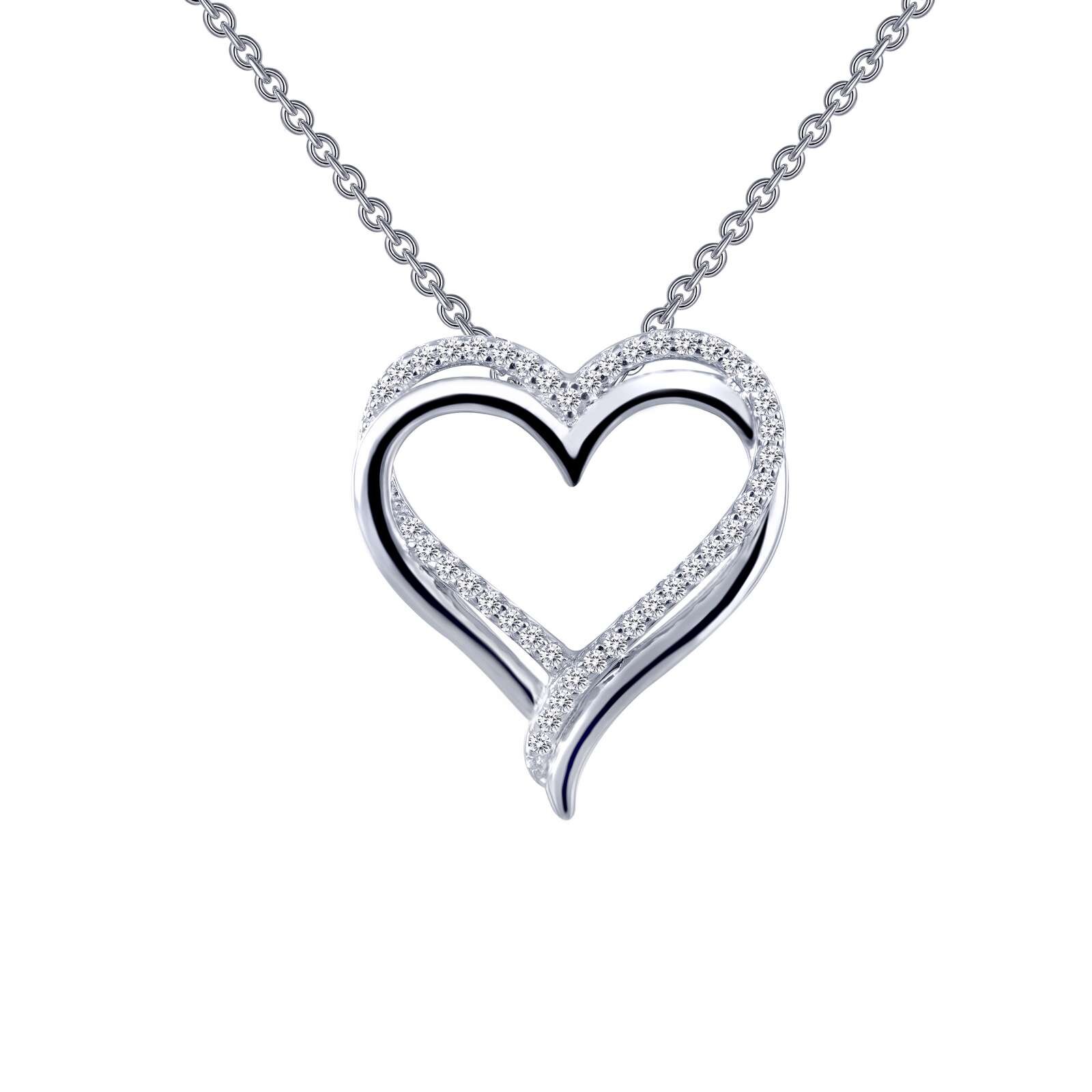 LF:  Double-Heart Pendant Necklace