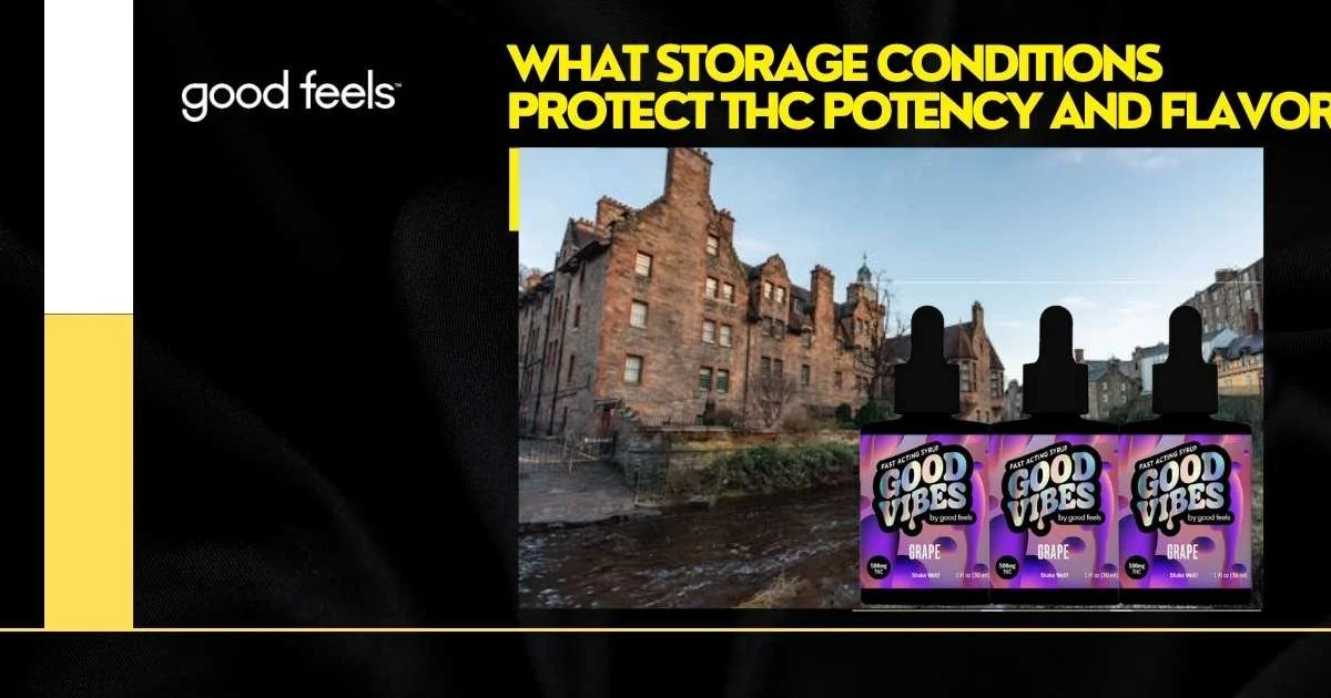 storage conditions protect THC potency and flavor