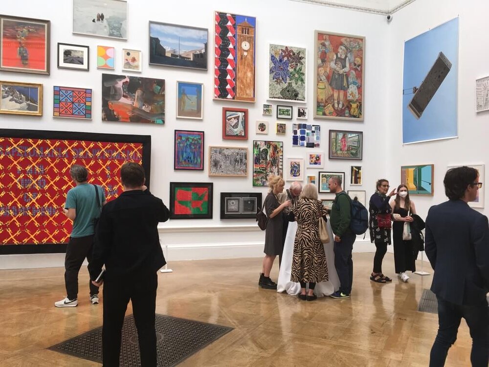 the galleries at the RA Summer Exhibition.jpeg
