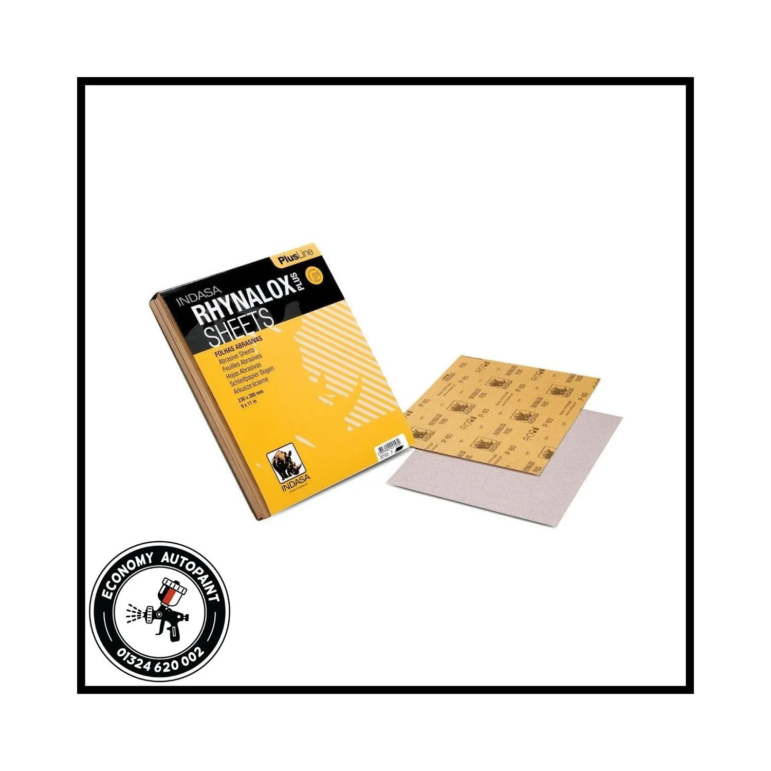 Indasa Rhynalox P40 Grit Sanding Sheets