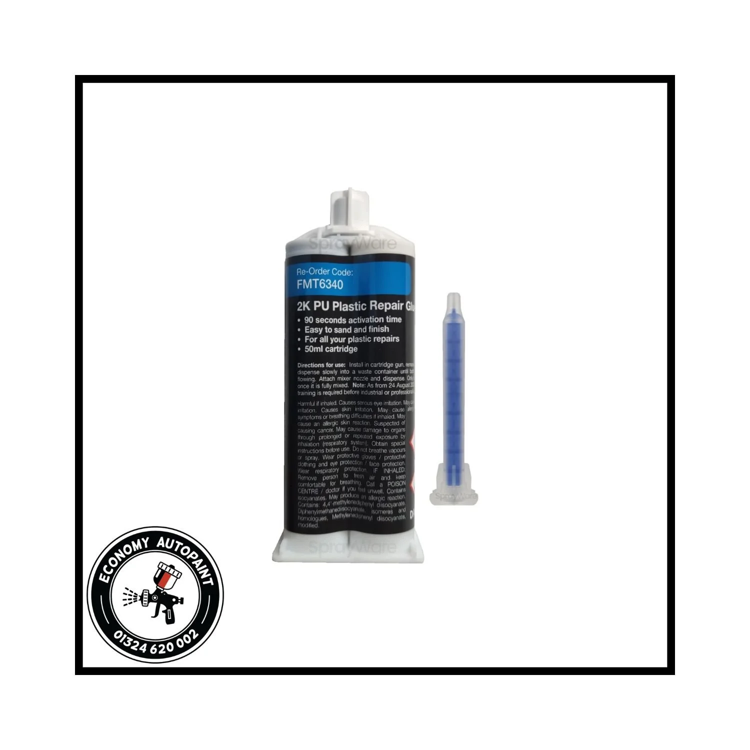 2K PU Plastic Repair Cartridge