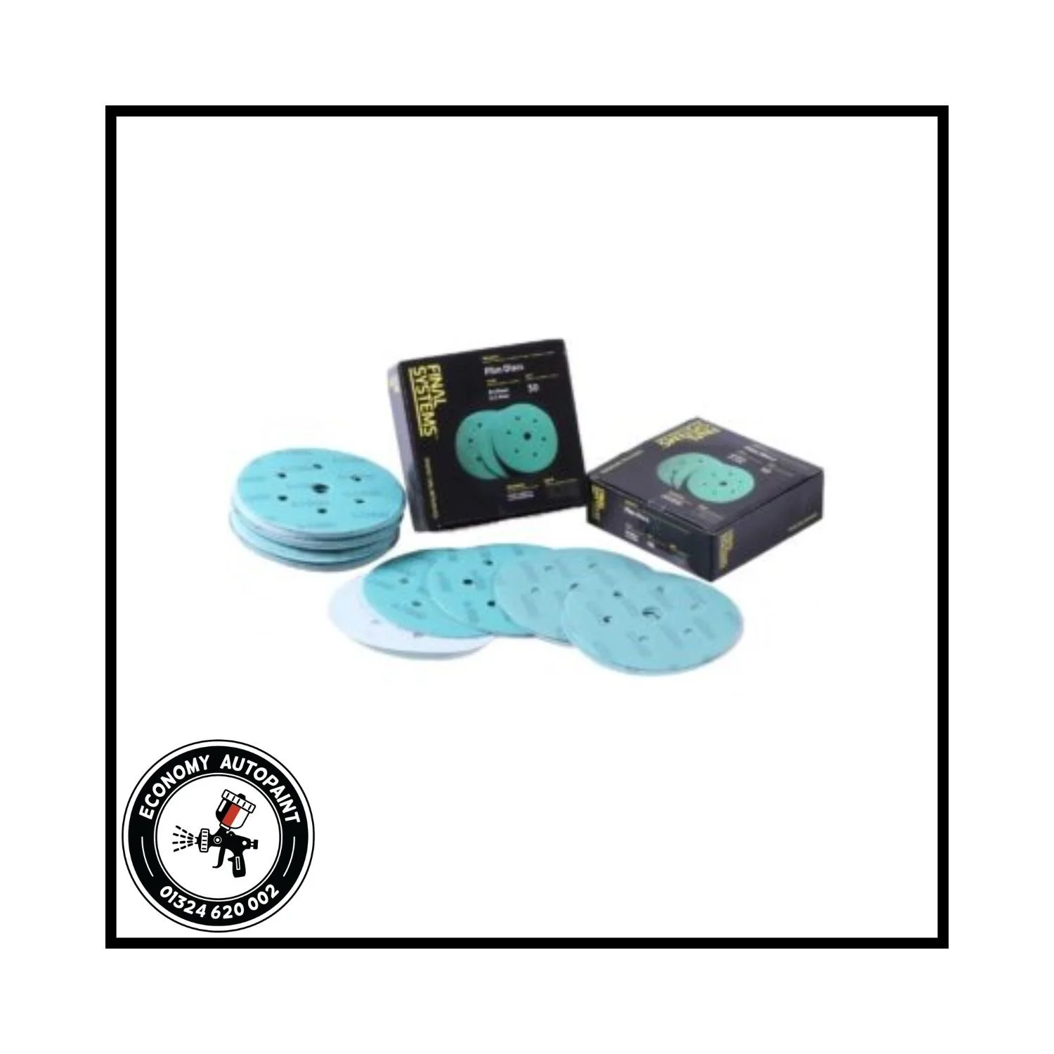 6'' Final systems Film Backed Discs P1000-P3000 Grit