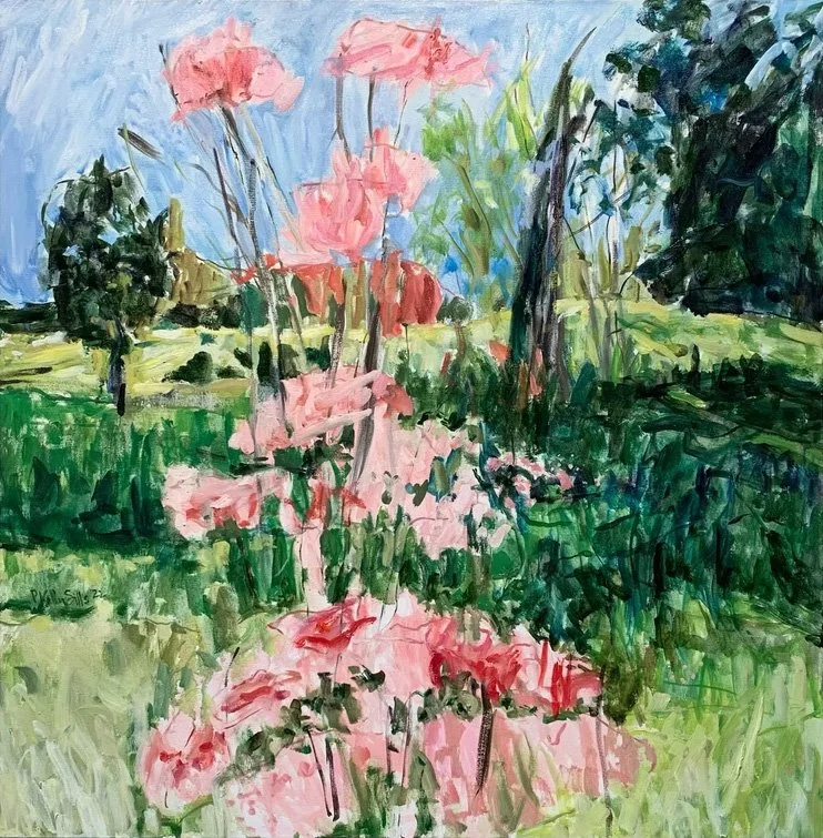 "Meadow with Wild Azaleas" | oil on canvas | 36 x 36