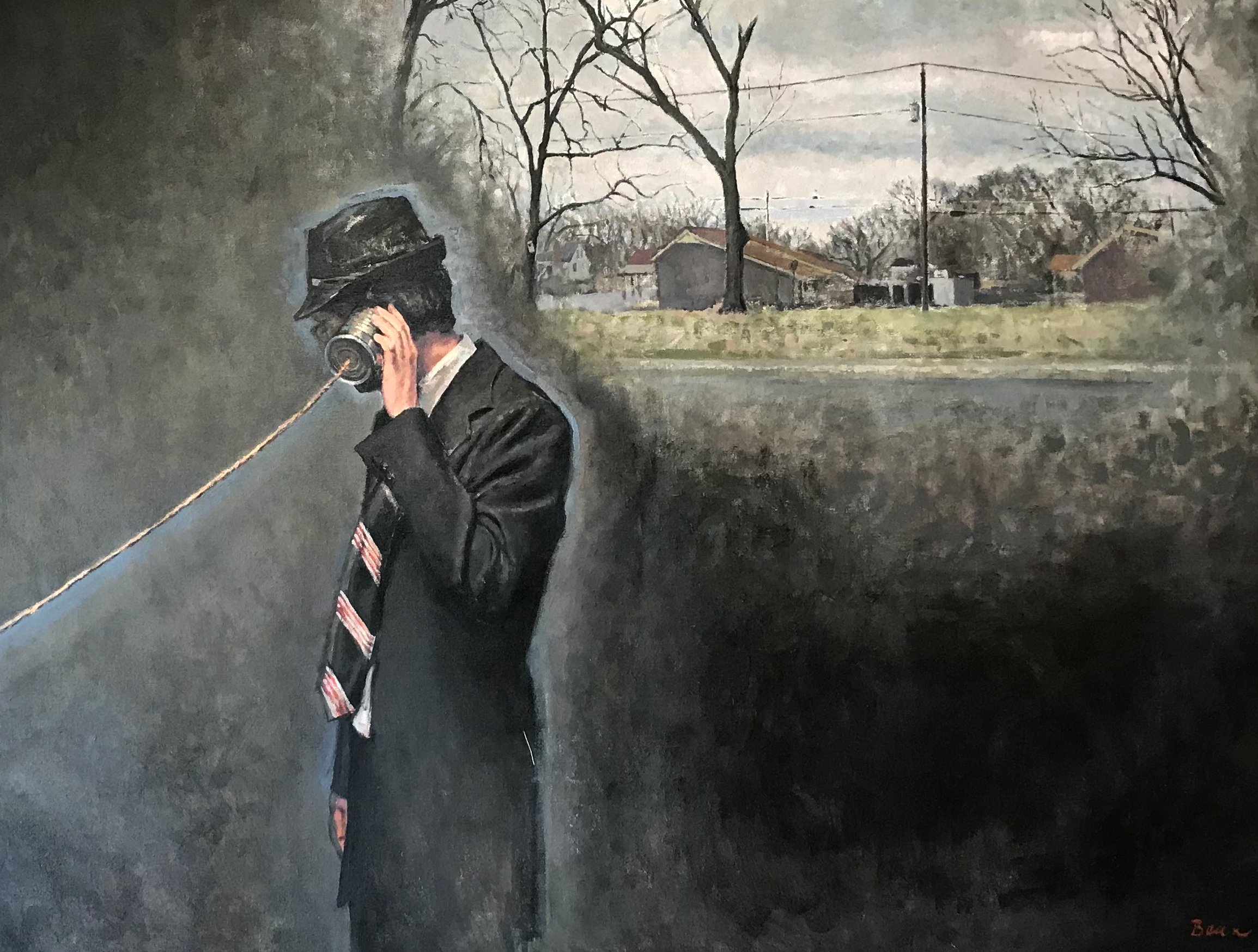 "Static" | Oil on Canvas | 36 x 48