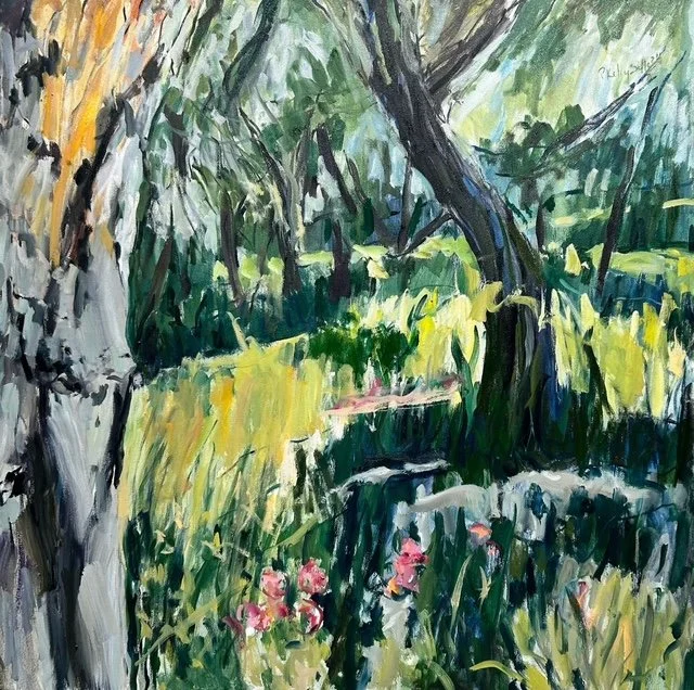 "Meadow with Barren Trees" | oil on canvas | 36 x 36